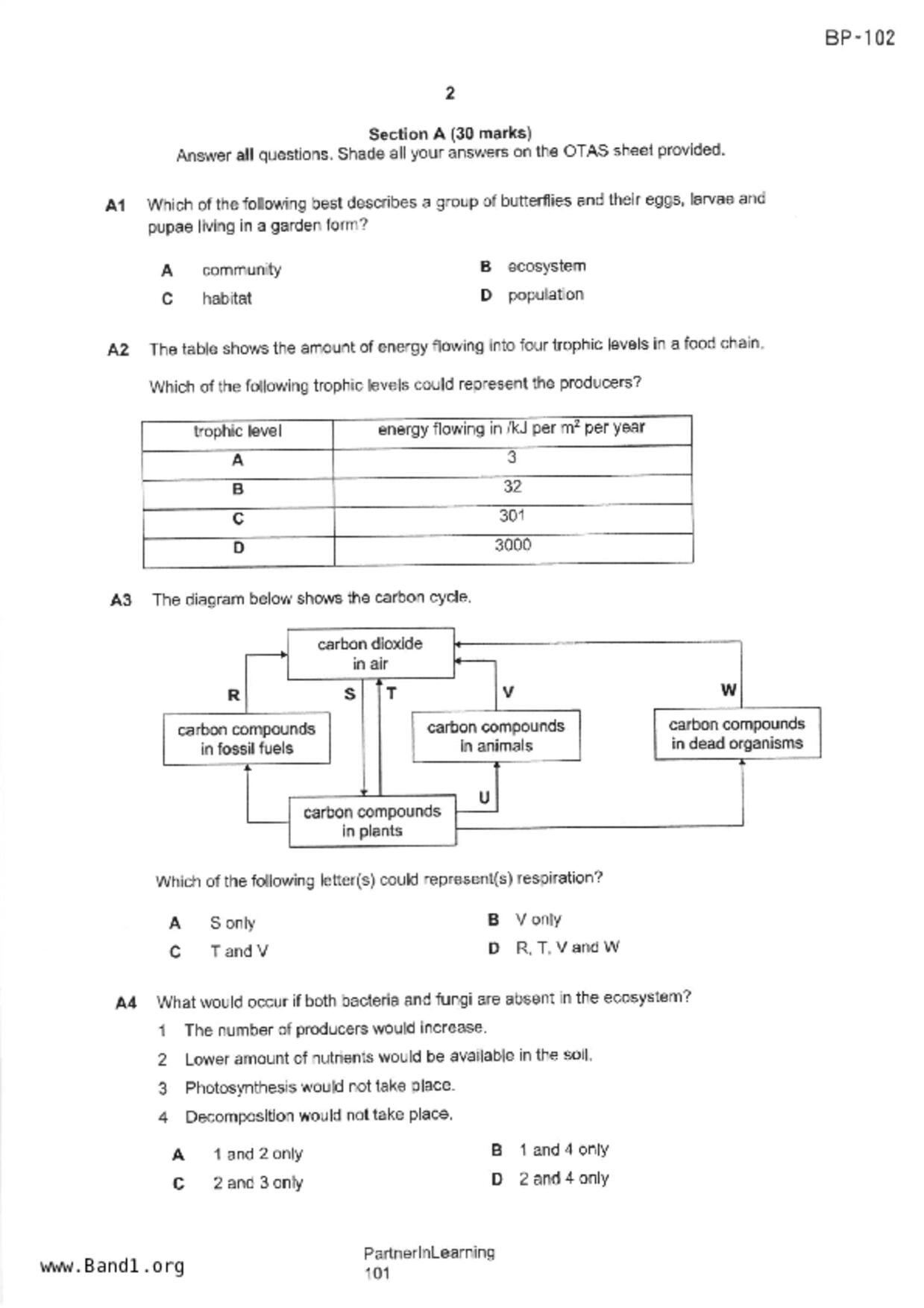 S2Science試卷