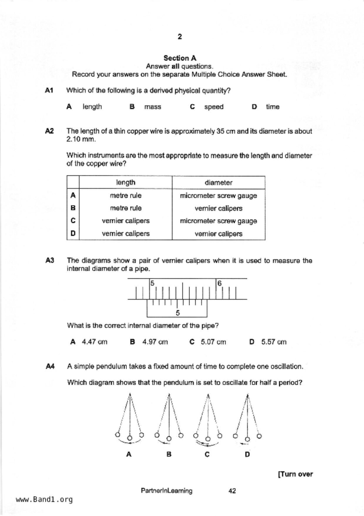 S3Science Physics試卷