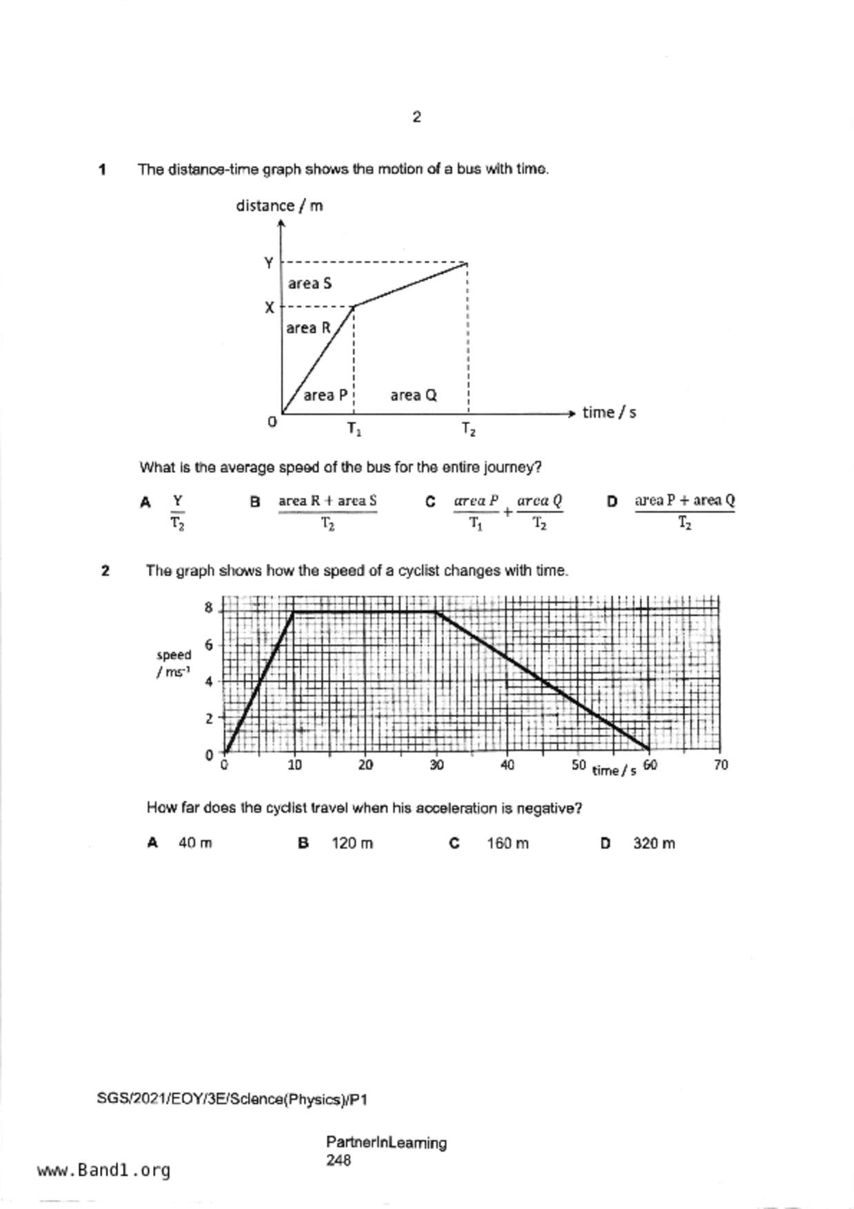 S3Science Physics試卷