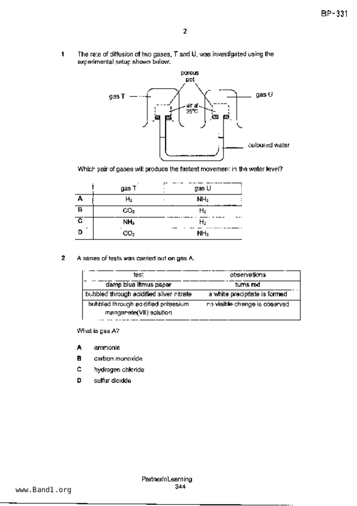 S5Pure Chemistry試卷