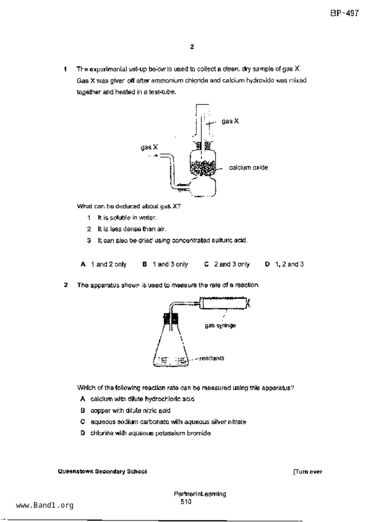 S5Pure Chemistry試卷