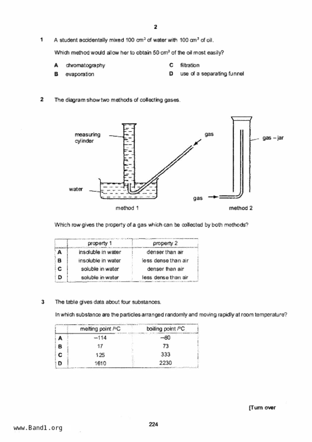 S5Pure Chemistry試卷