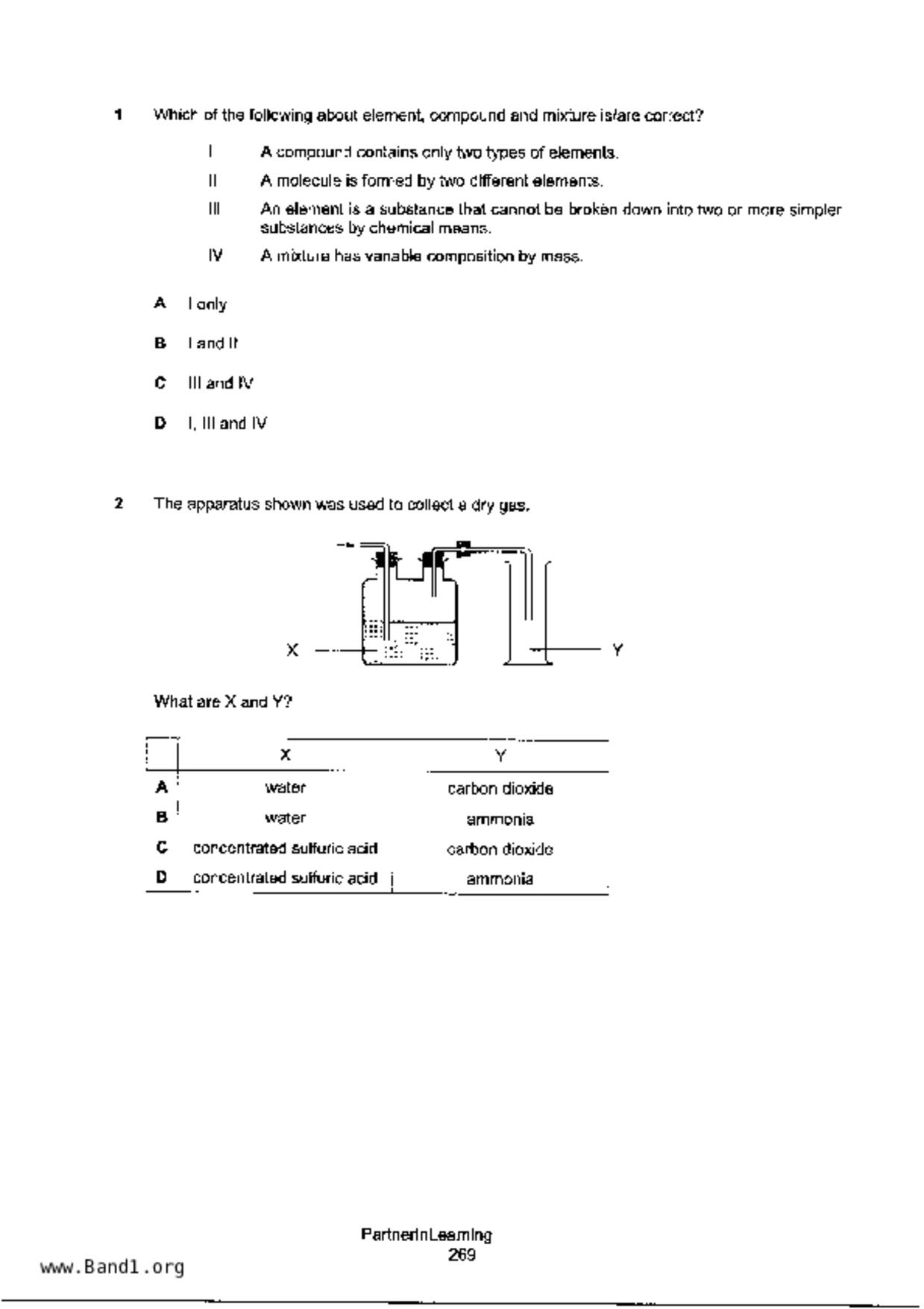 S5Pure Chemistry試卷