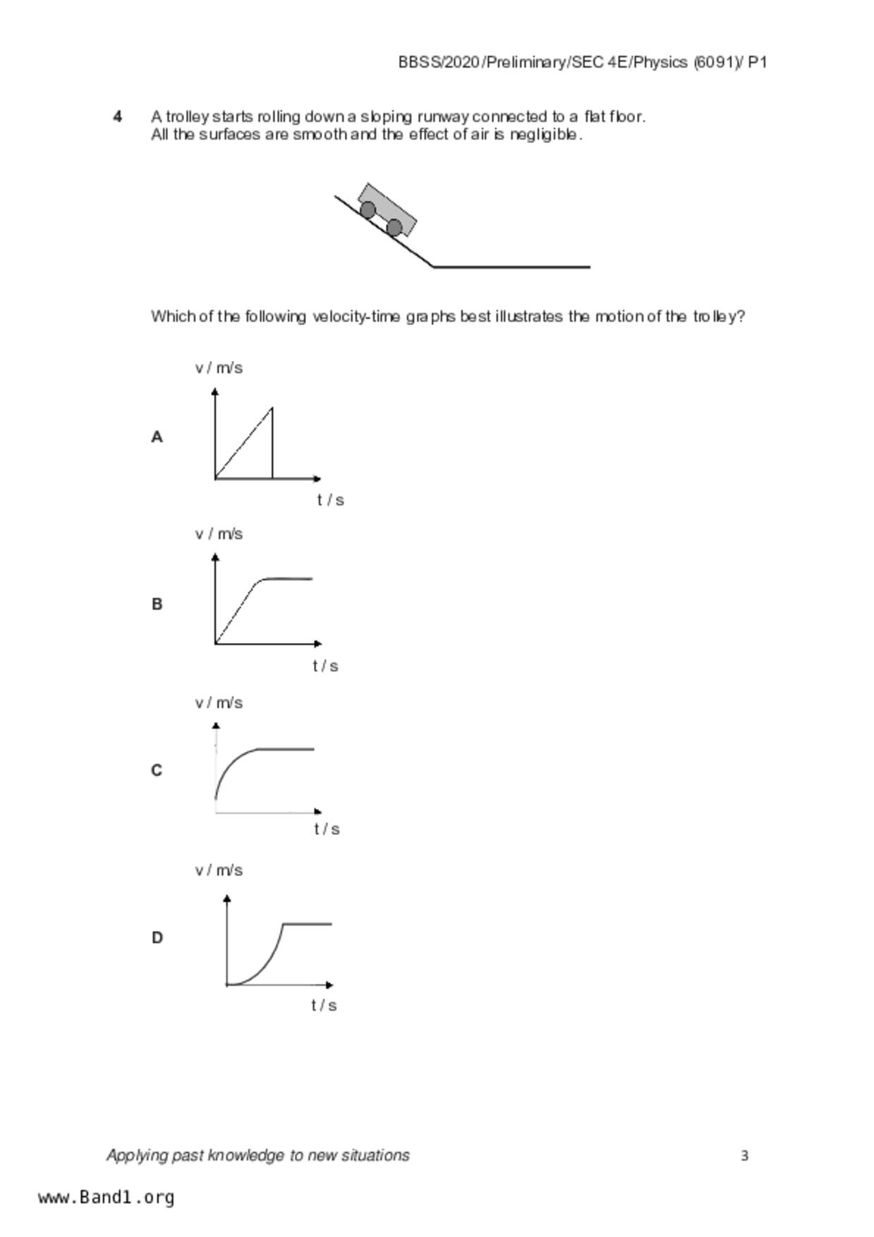 S5Pure Physics試卷