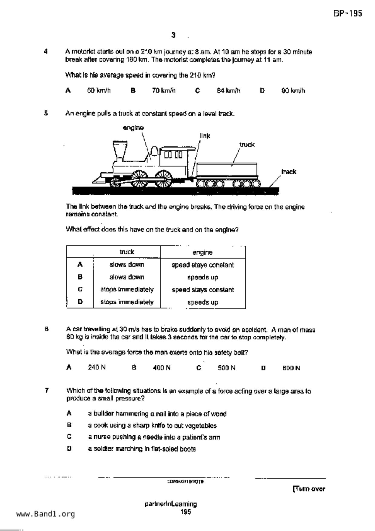 S3Science Physics試卷