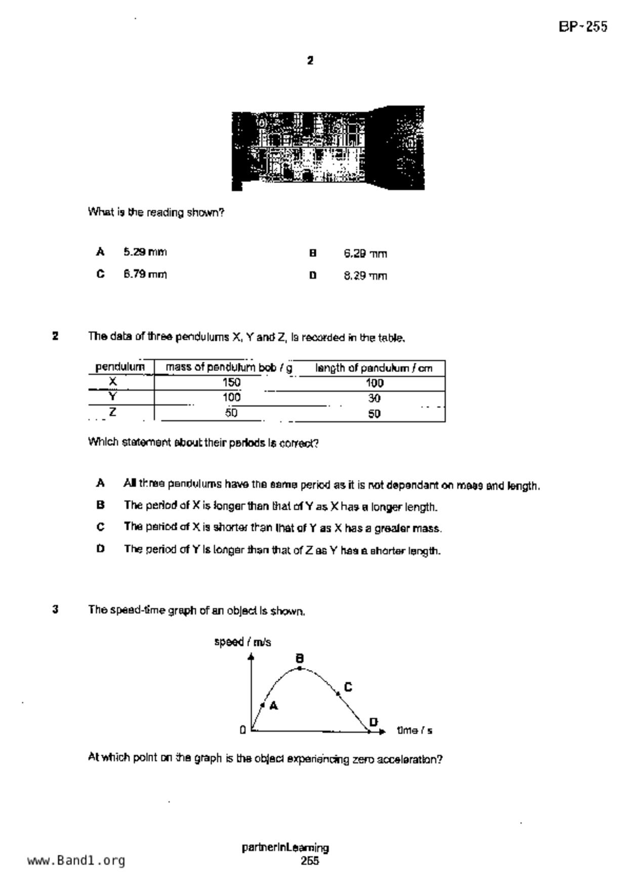S3Science Physics試卷
