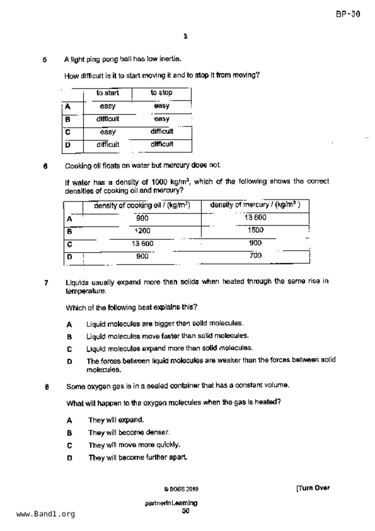 S3Science Physics試卷