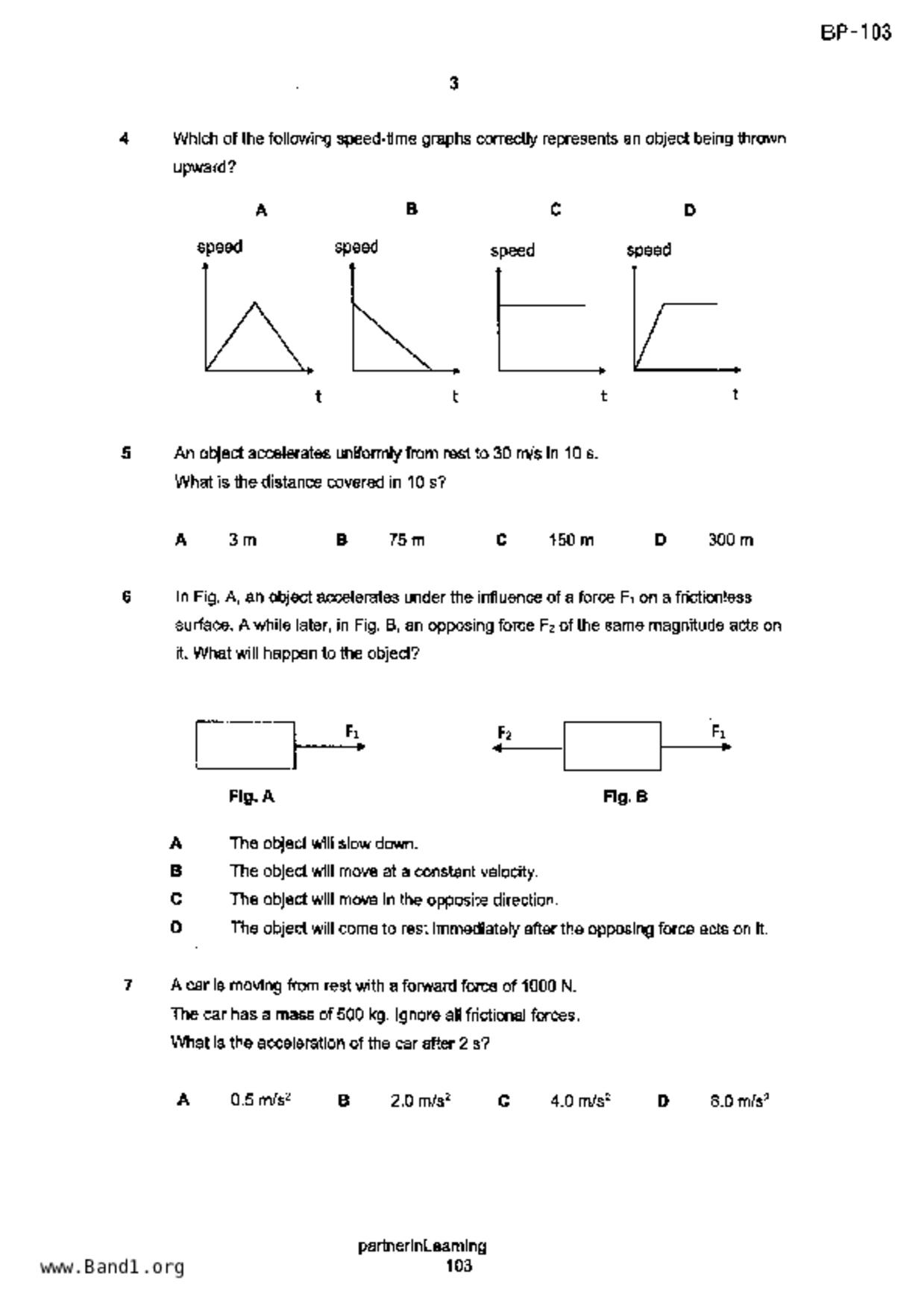 S3Science Physics試卷