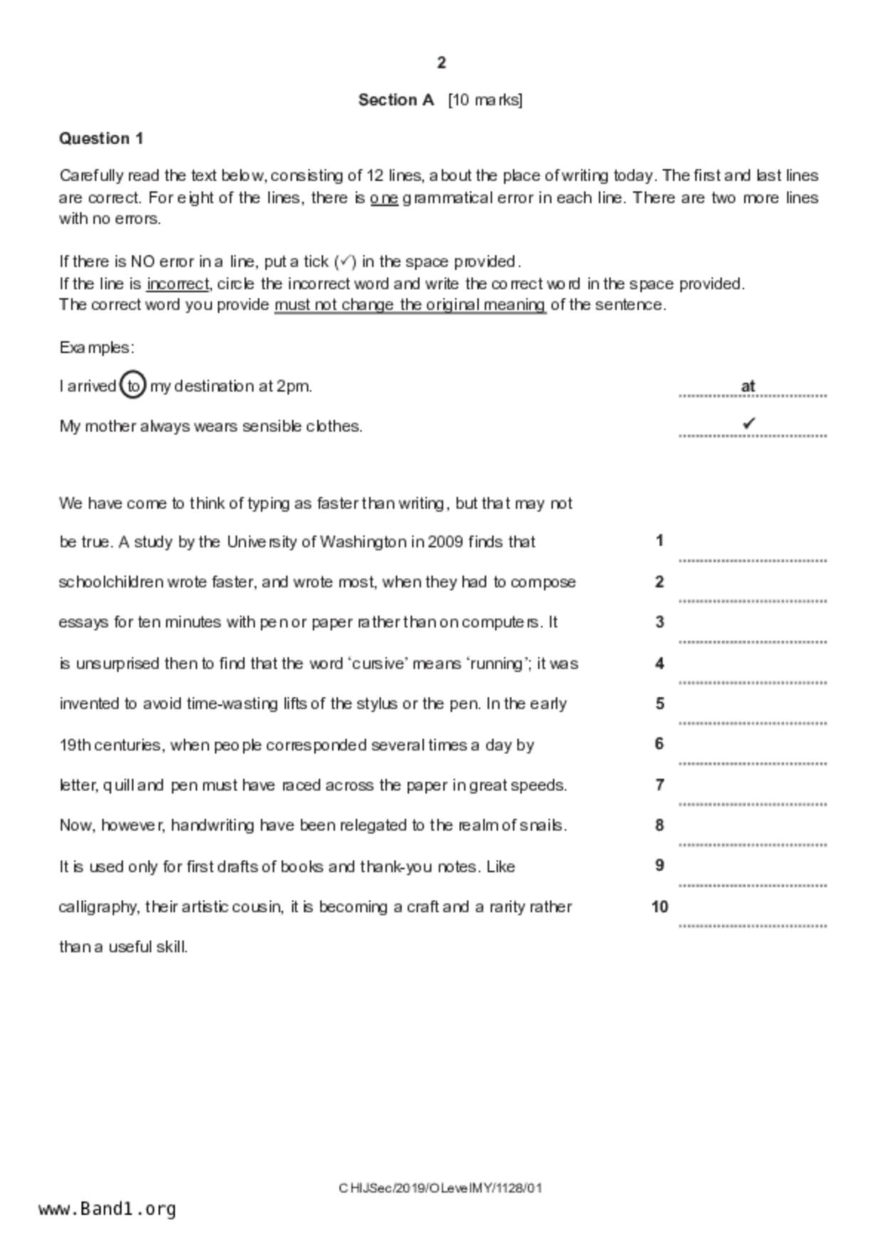 S5English試卷