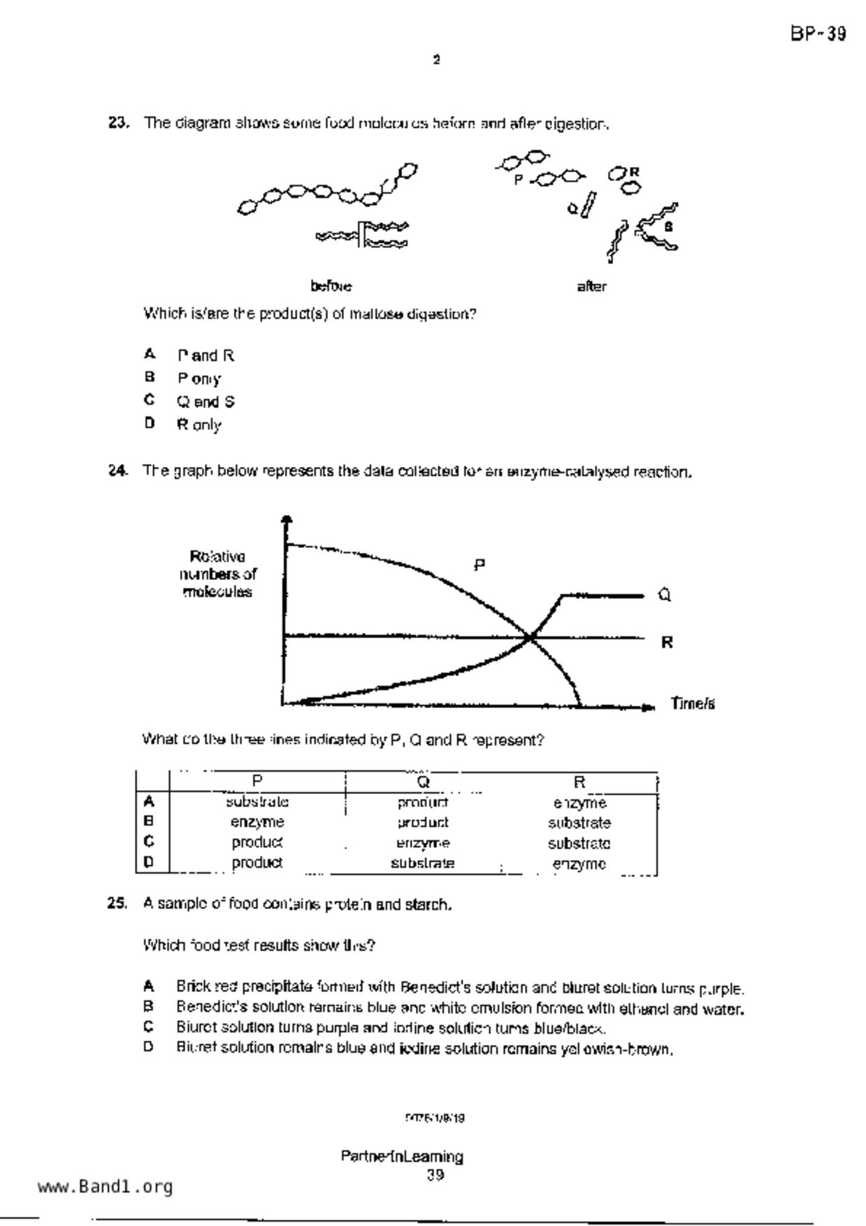 S5Science Biology試卷