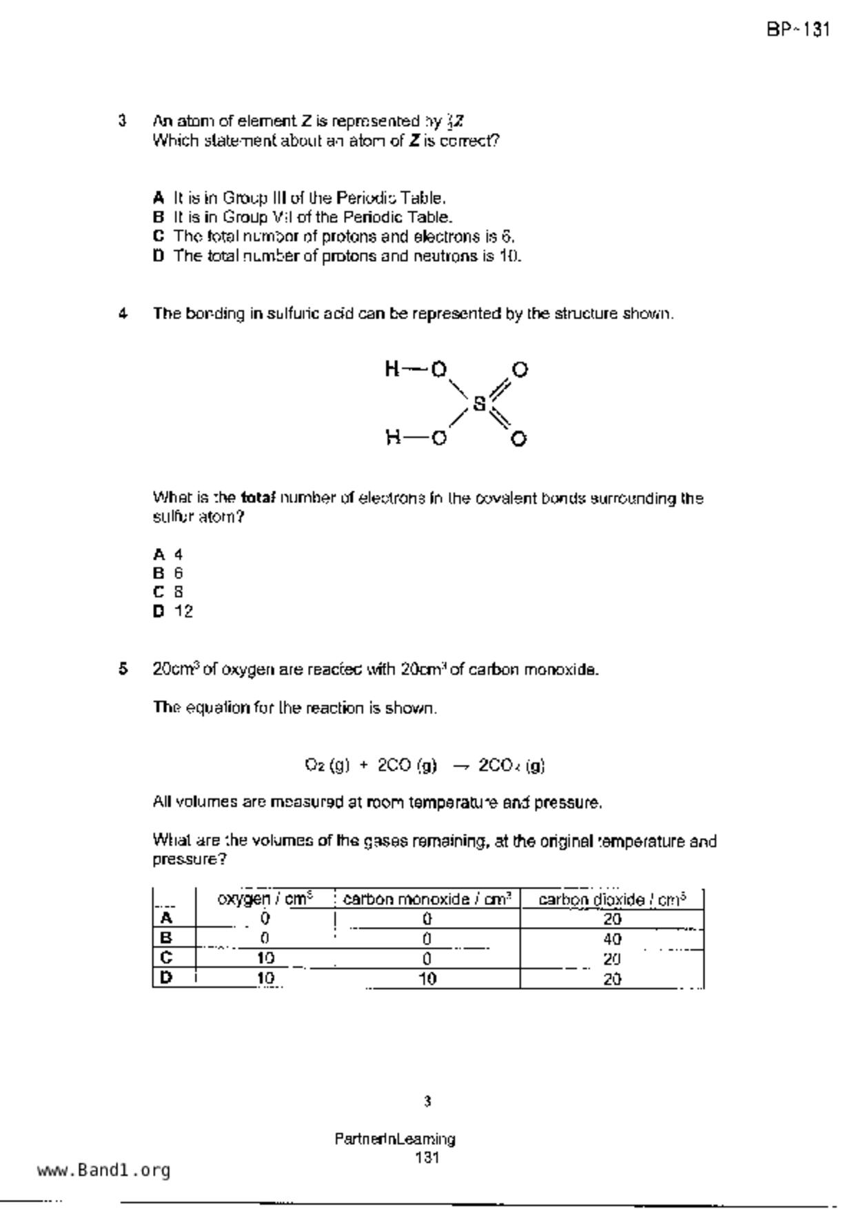S5Science Biology試卷