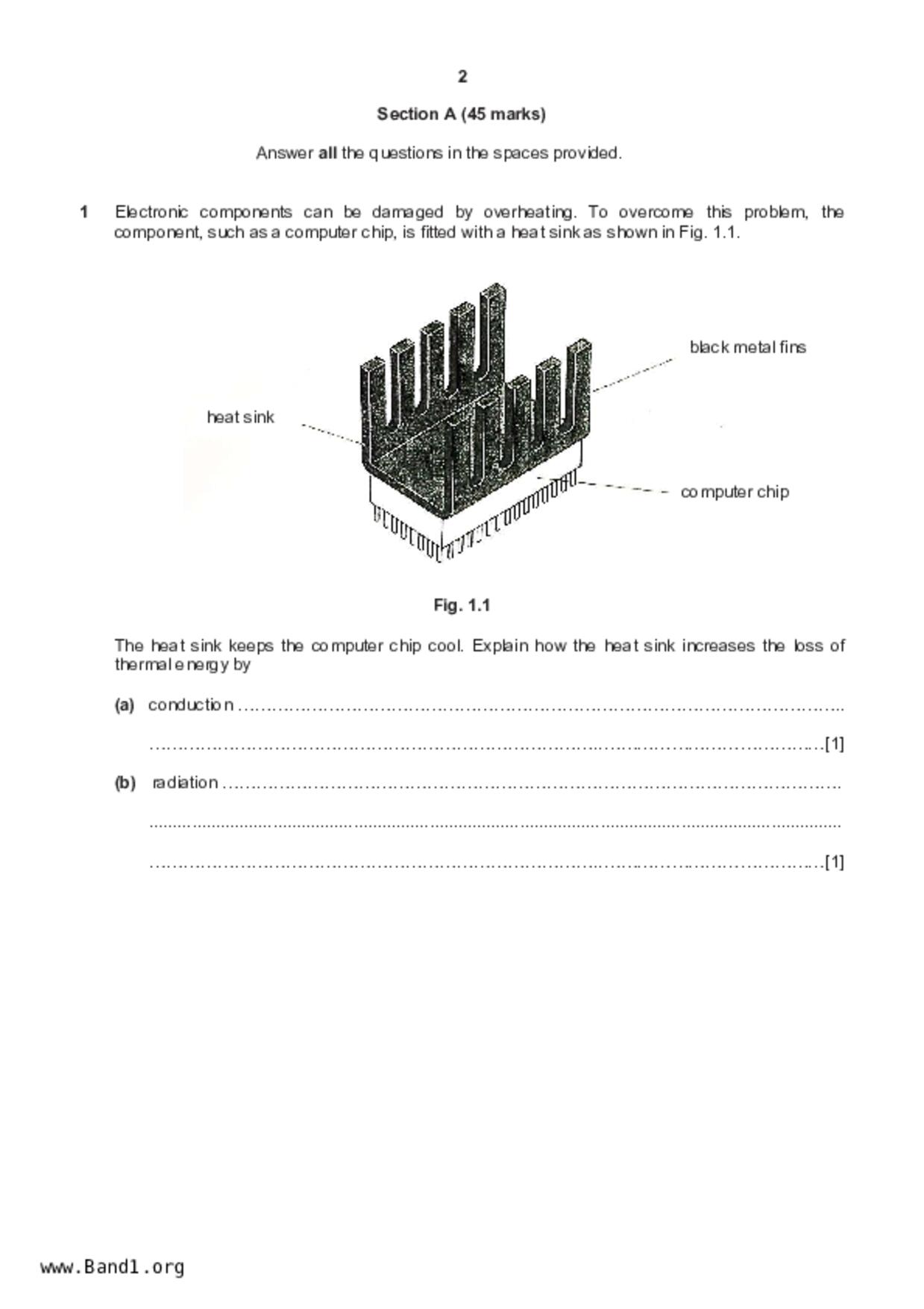 S5Science Physics試卷