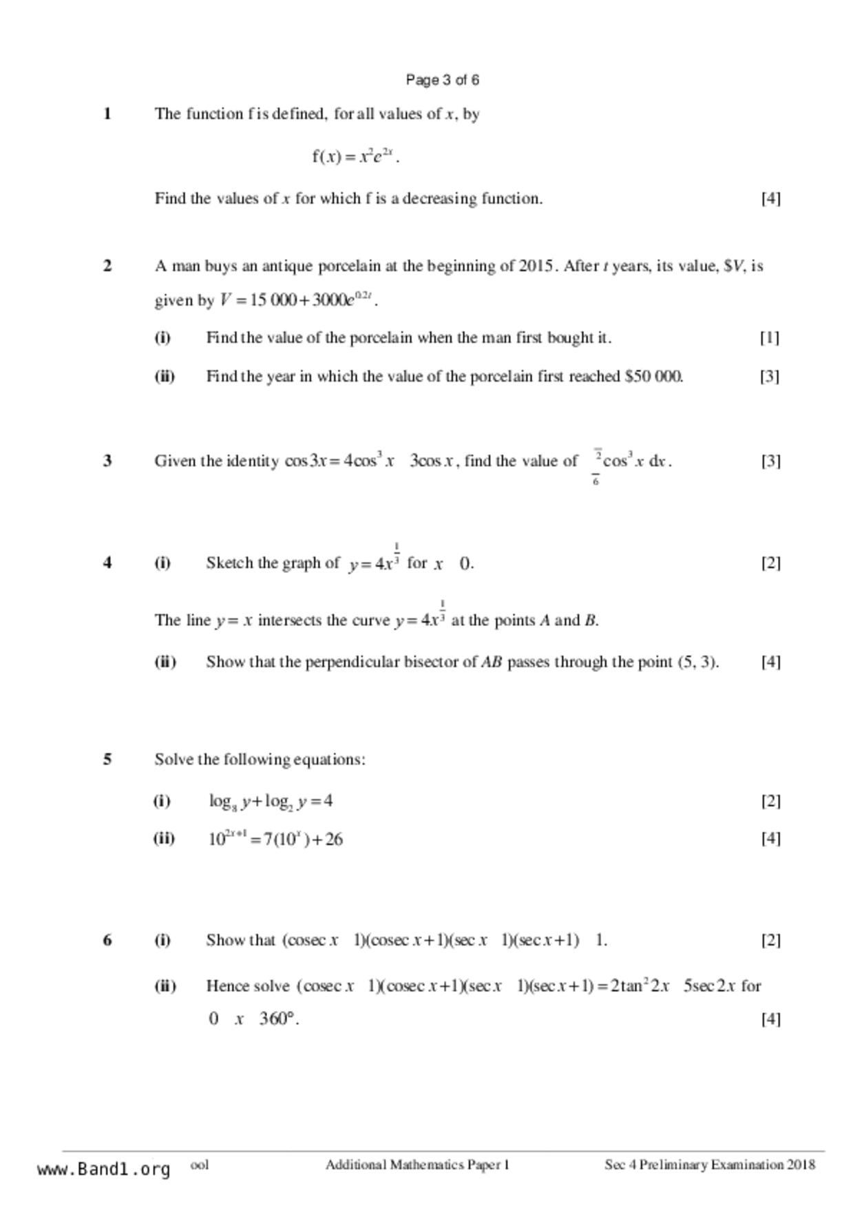 S5A Math試卷