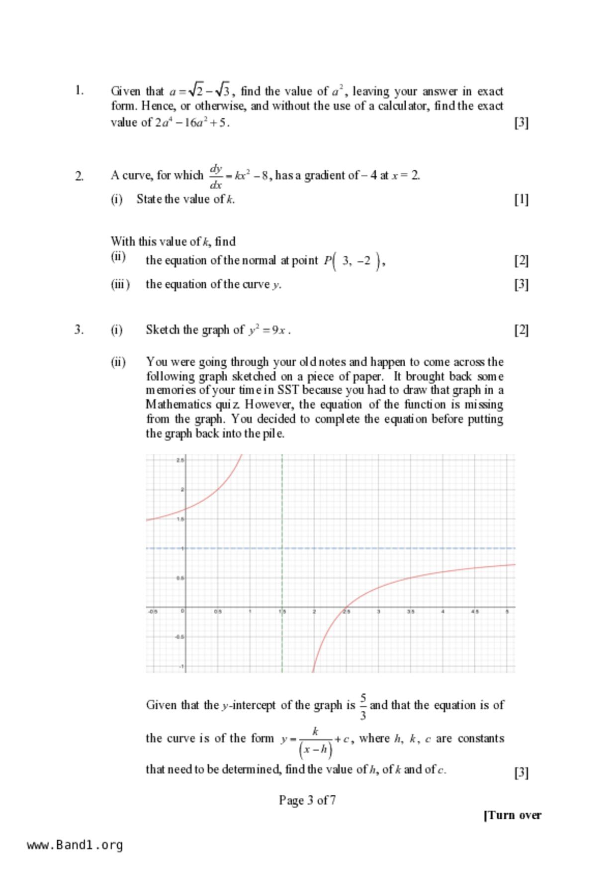 S5A Math試卷