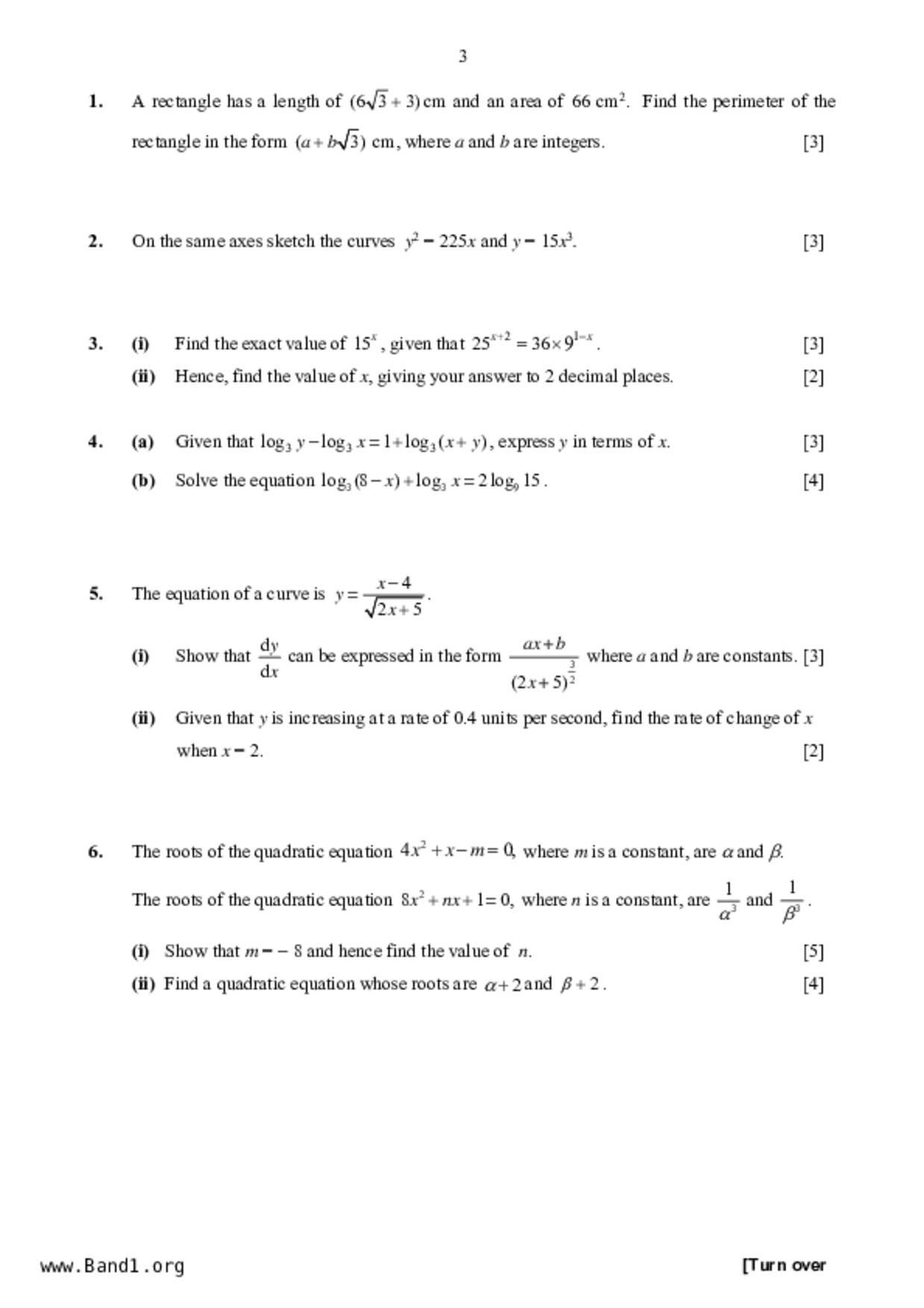 S5A Math試卷