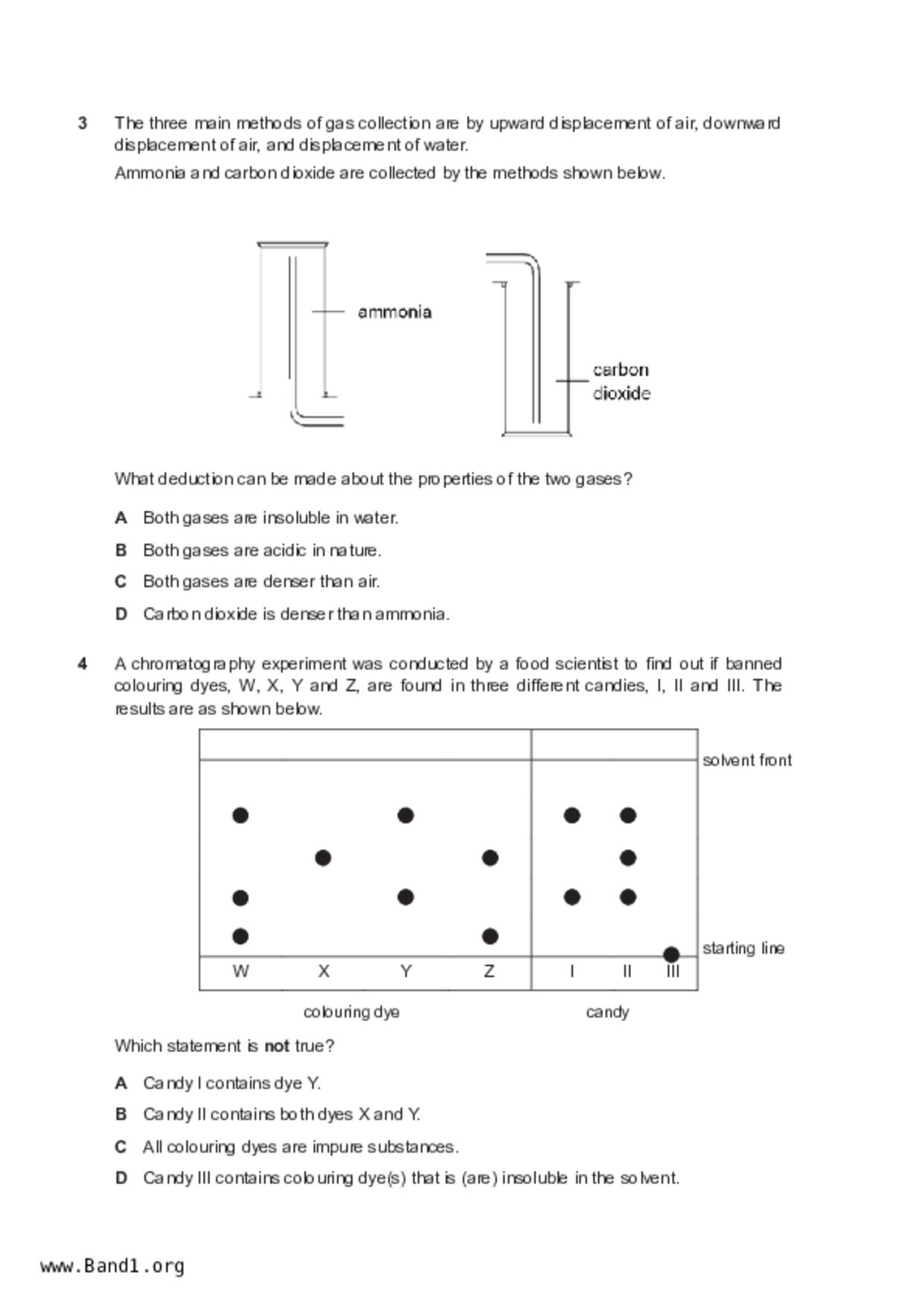 S4Science Chemistry試卷