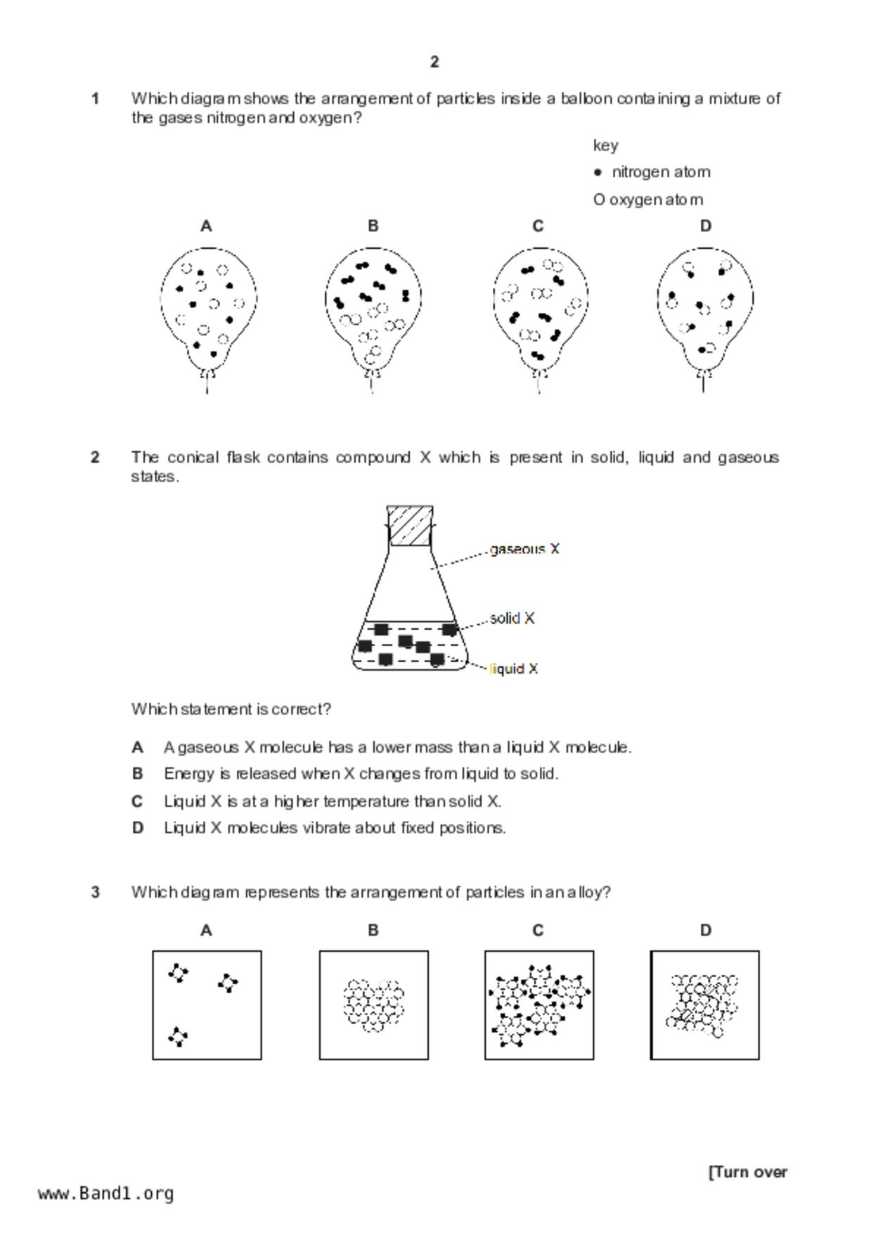 S5Pure Chemistry試卷