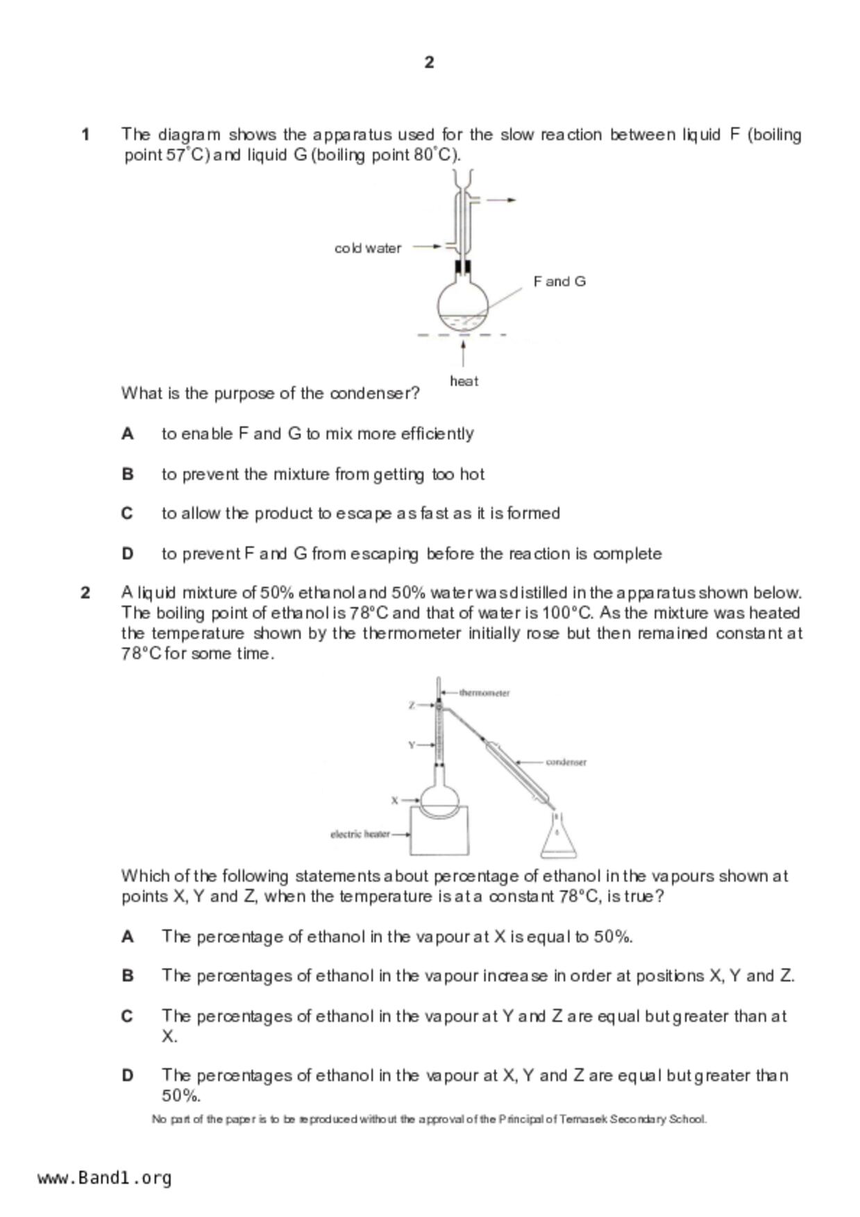 S5Pure Chemistry試卷
