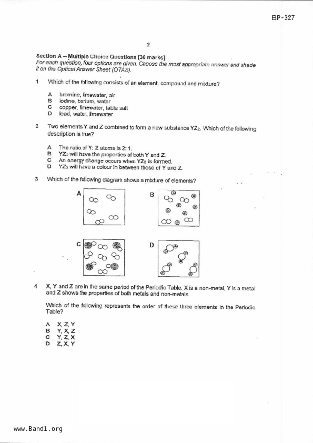 S2Science試卷