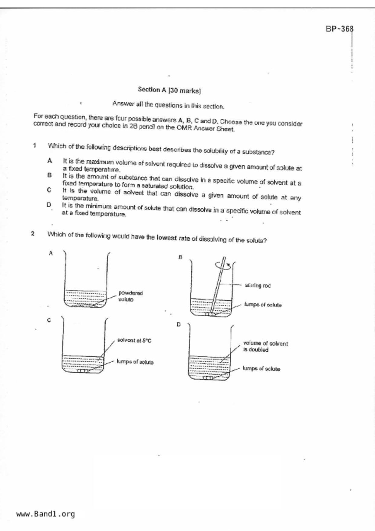 S2Science試卷