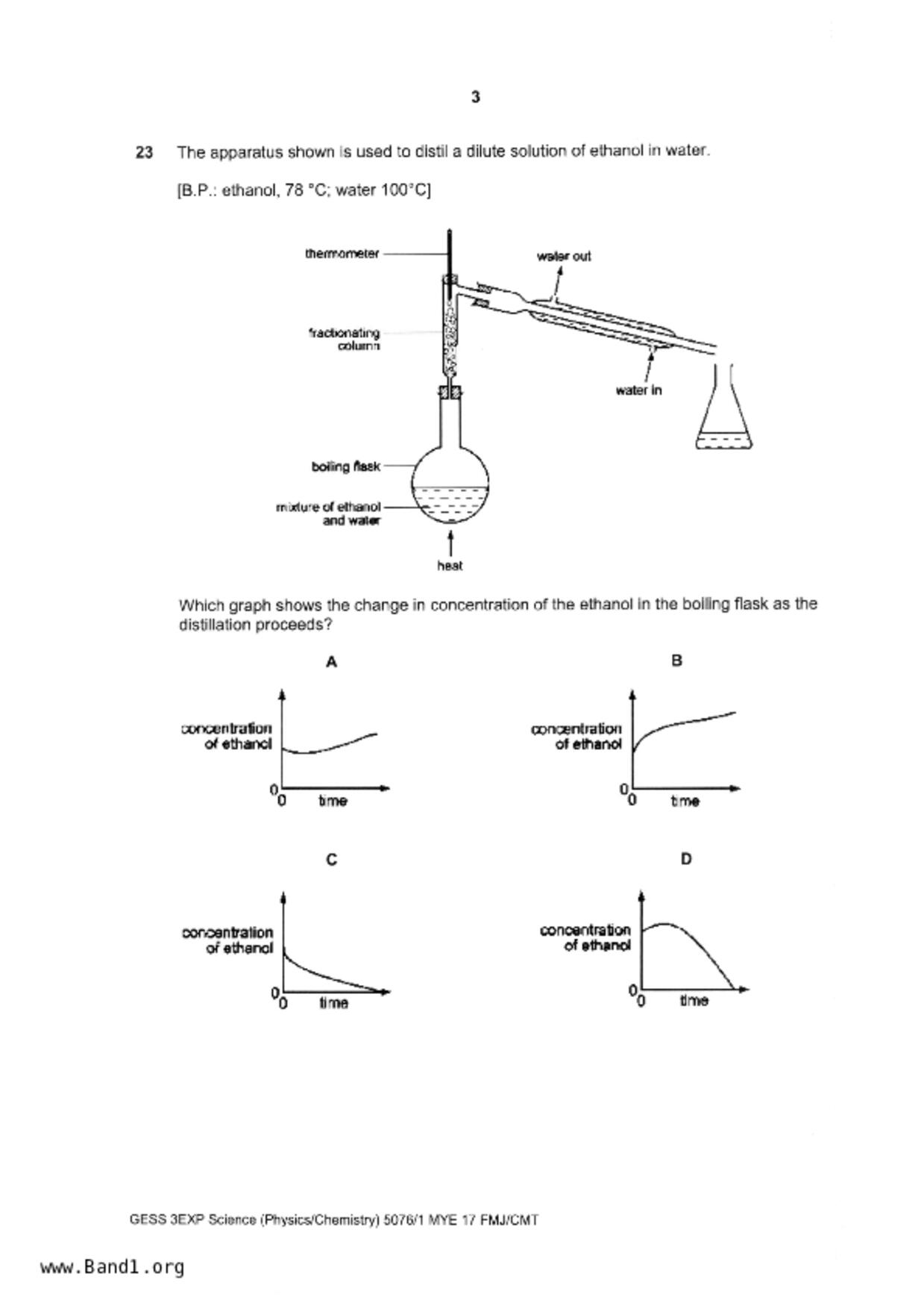 S3Chemistry試卷