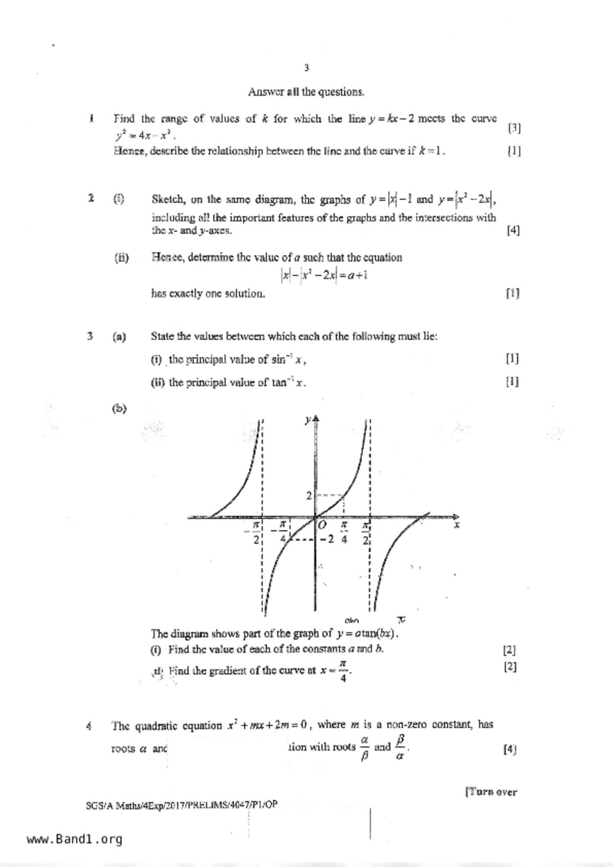 S5A Math試卷