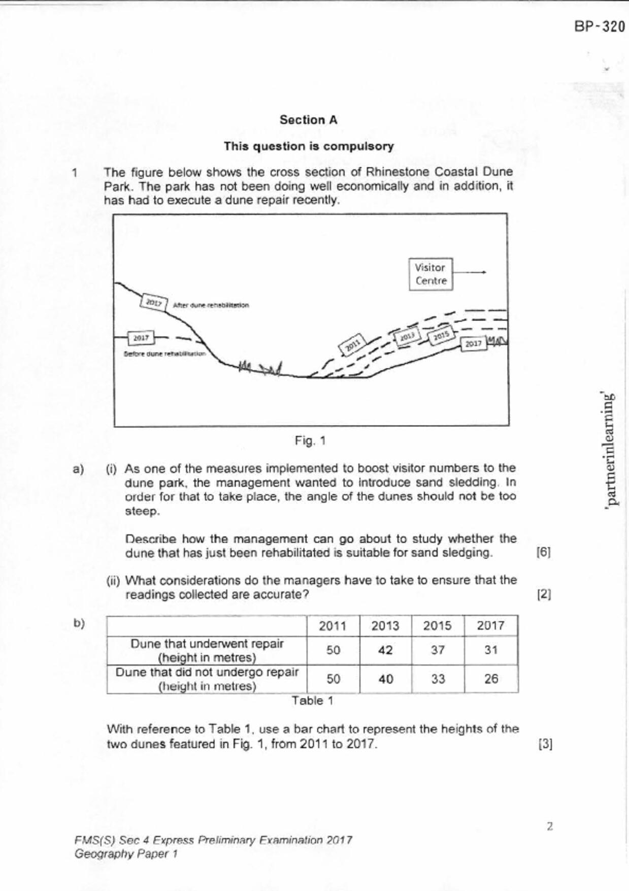 S5Geography試卷