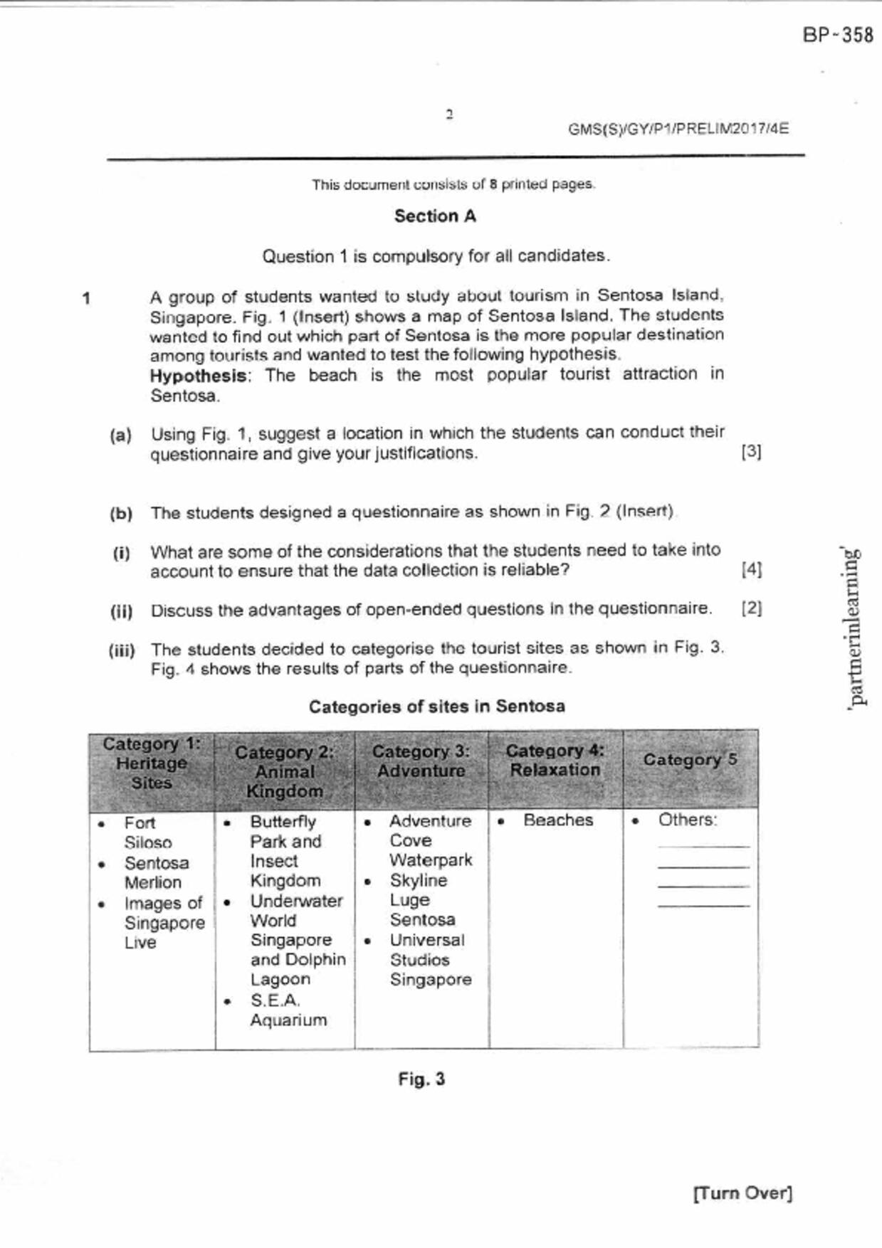S5Geography試卷