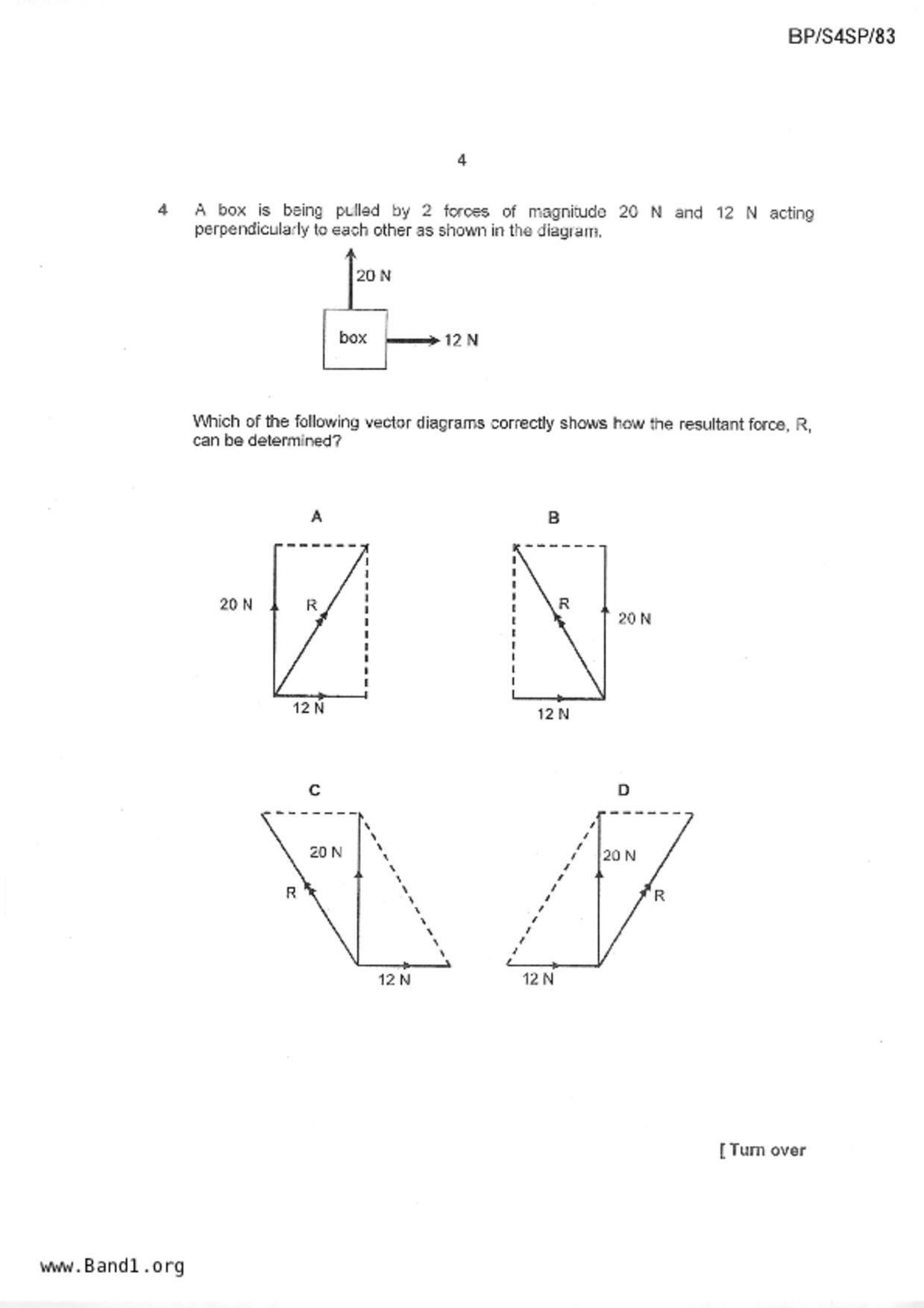 S5Science Physics試卷