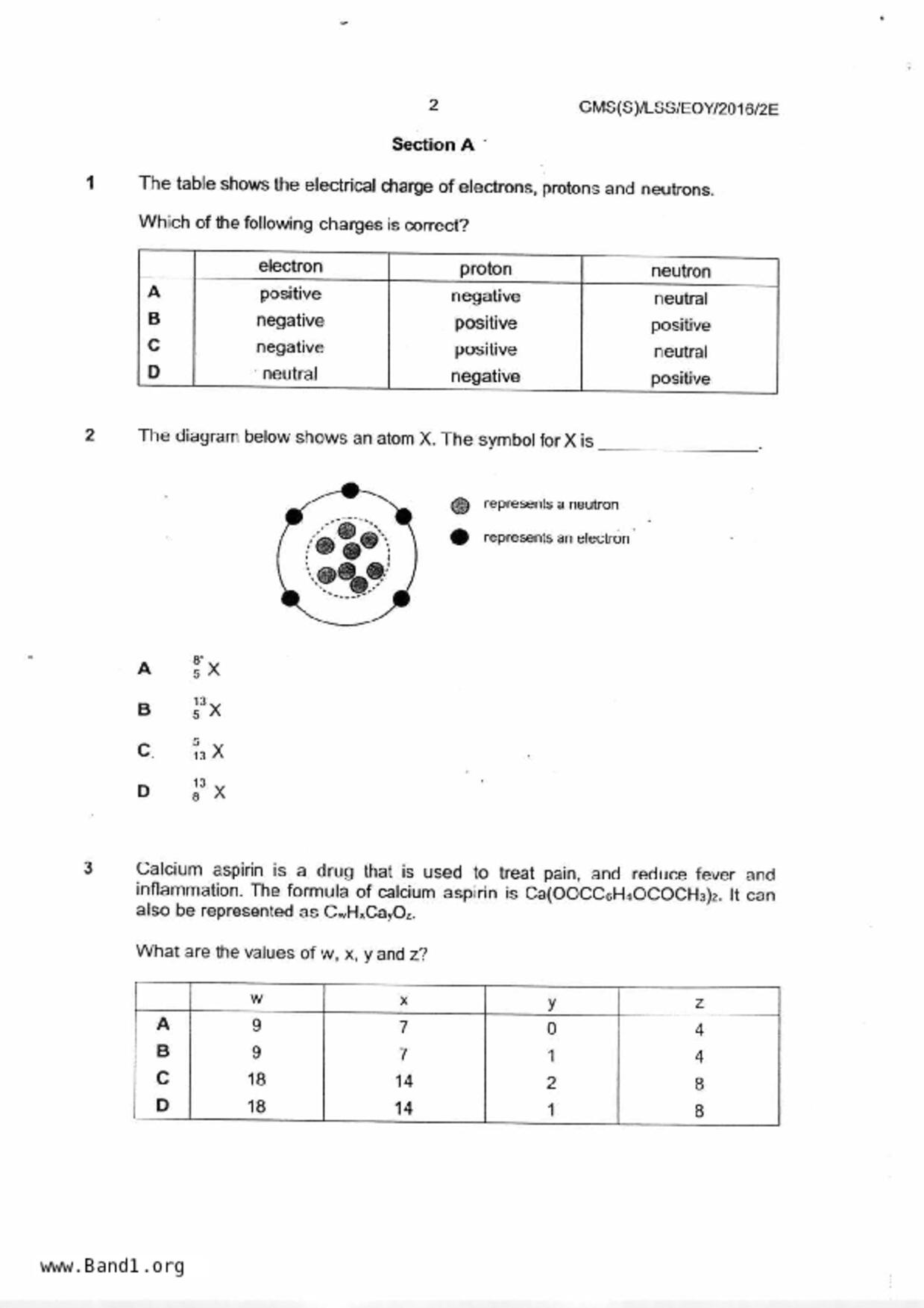 S2Science試卷