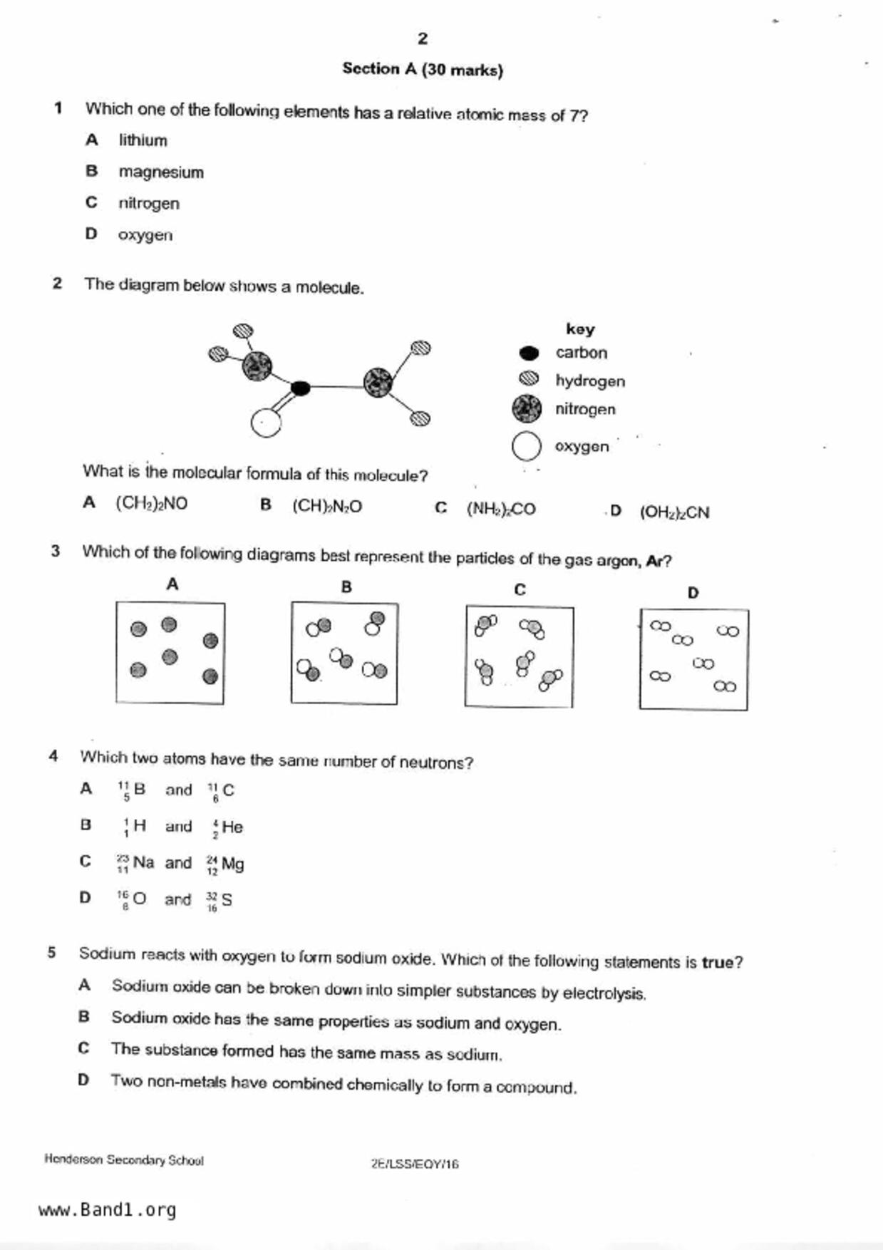 S2Science試卷