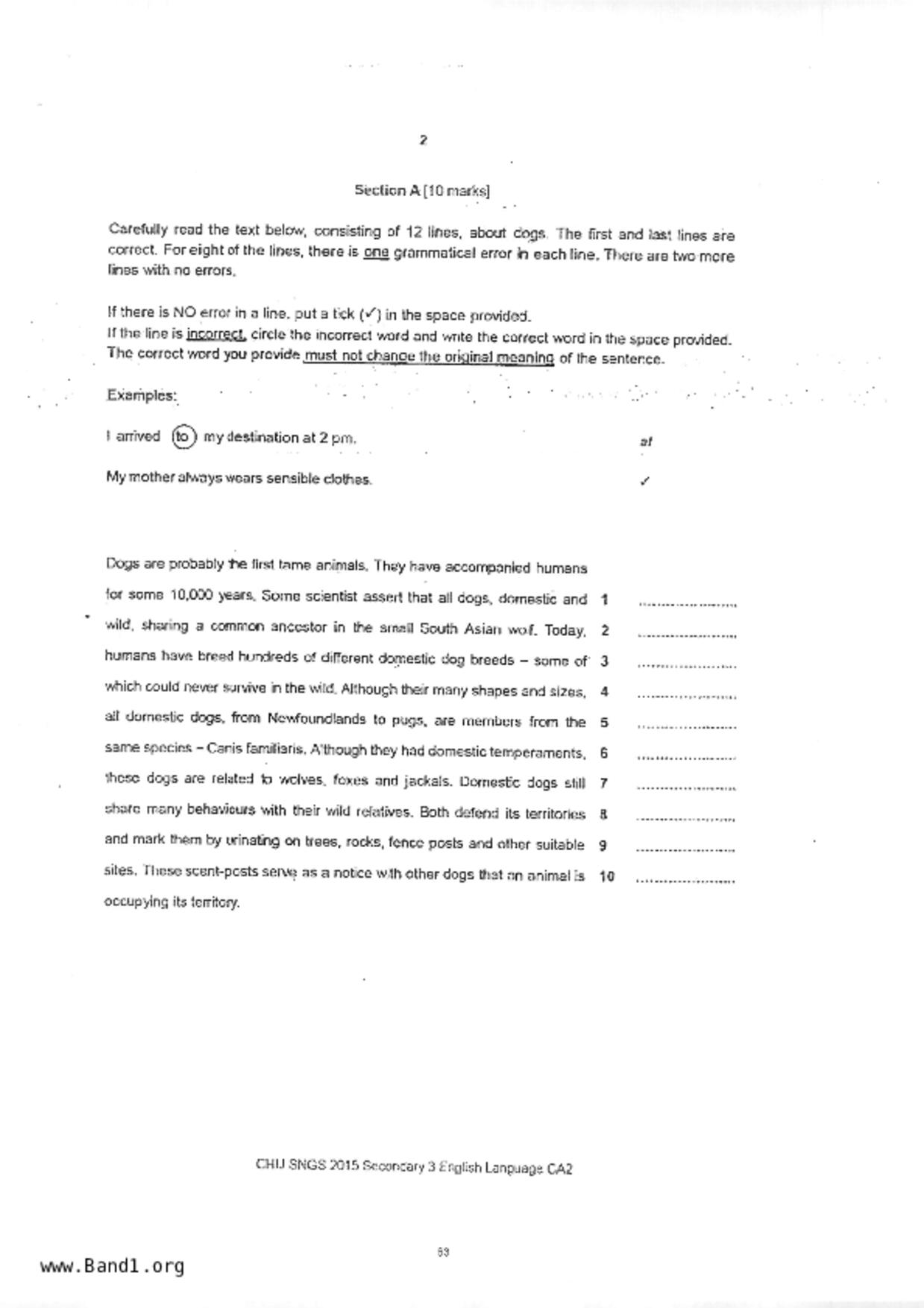 S3English試卷