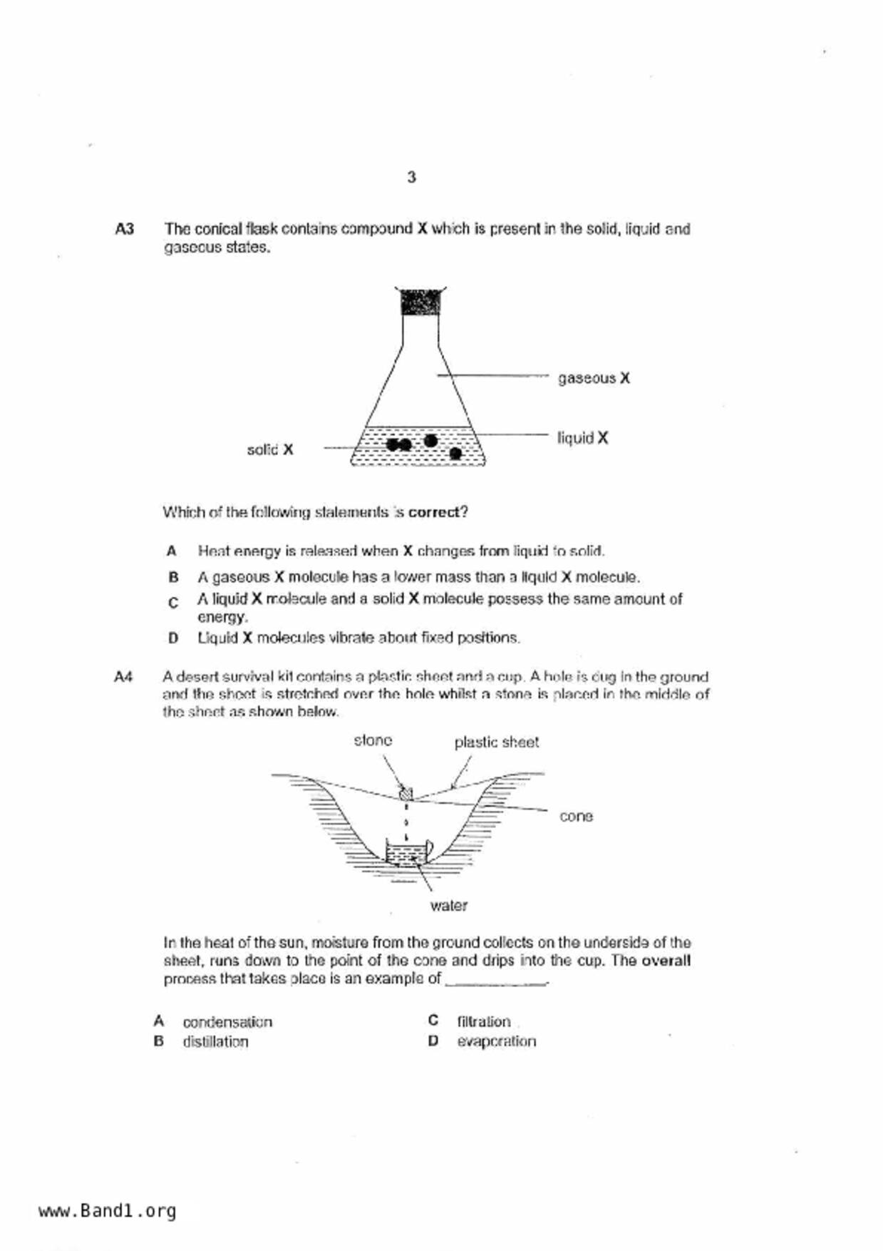 S3Pure Chemistry試卷
