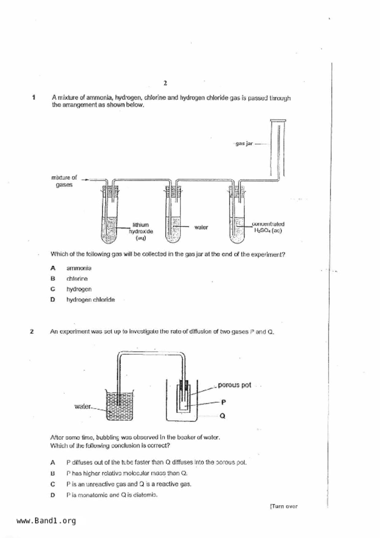 S3Pure Chemistry試卷