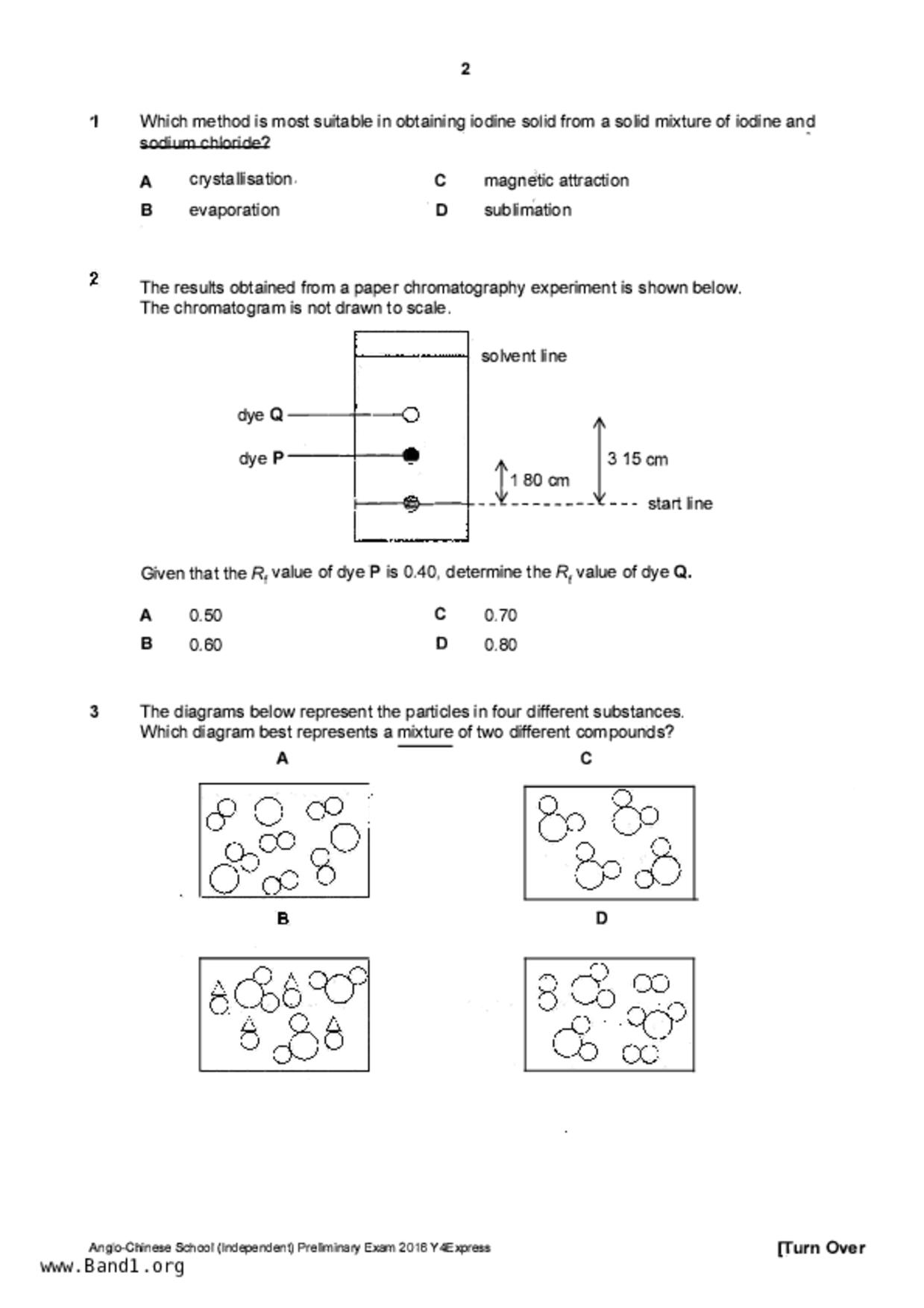 S5Chemistry試卷