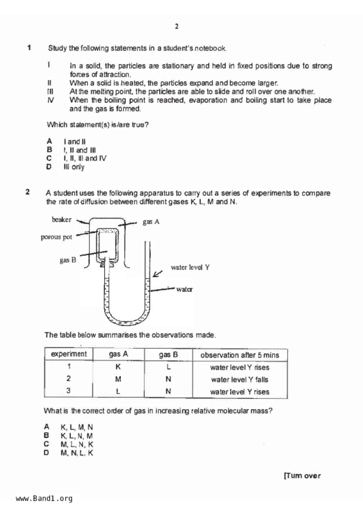 S5Chemistry試卷
