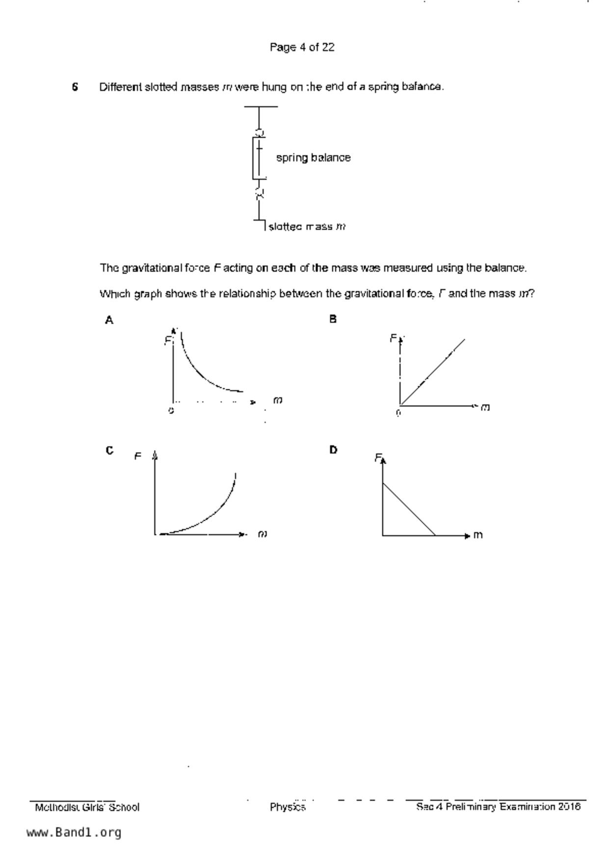S5Pure Physics試卷