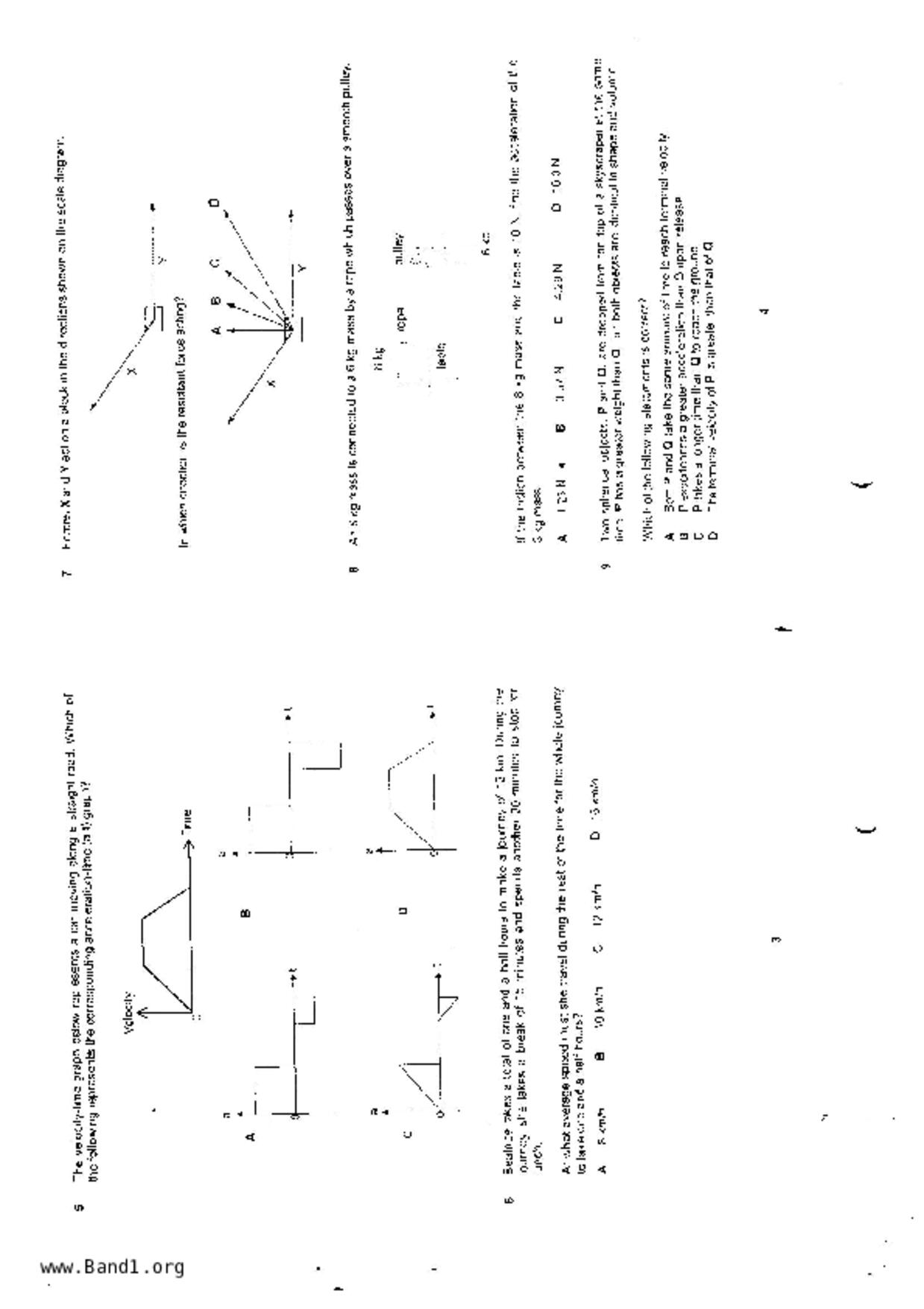 S5Pure Physics試卷