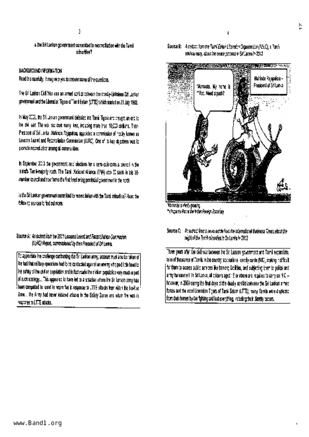 S5Social Studies試卷