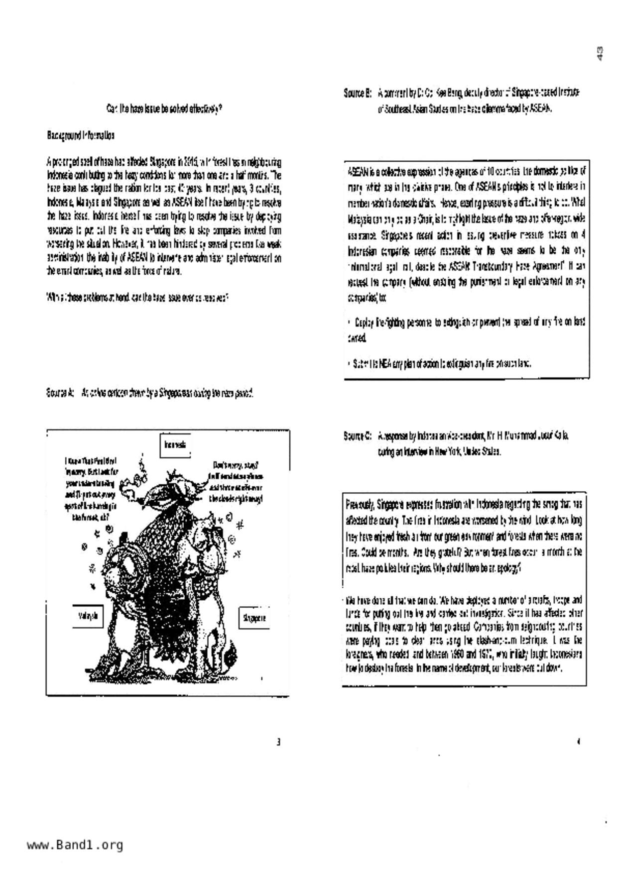 S5Social Studies試卷