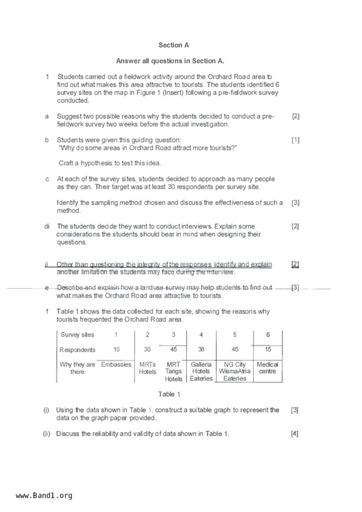 S5Geography試卷