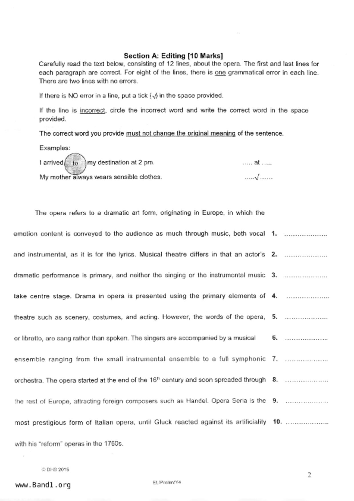 S5English試卷