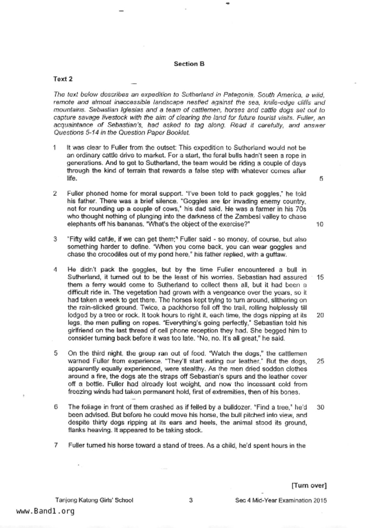 S5English試卷