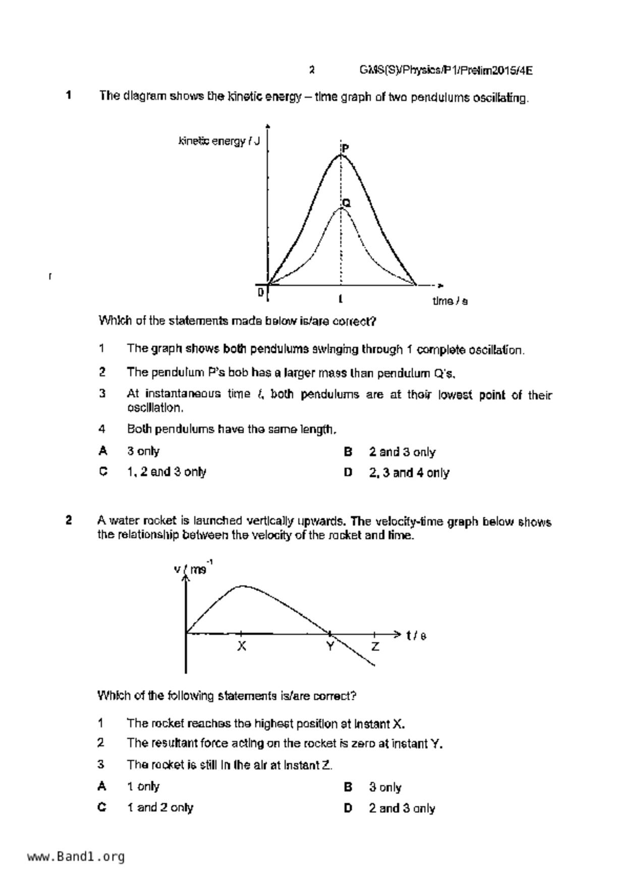 S5Physics試卷