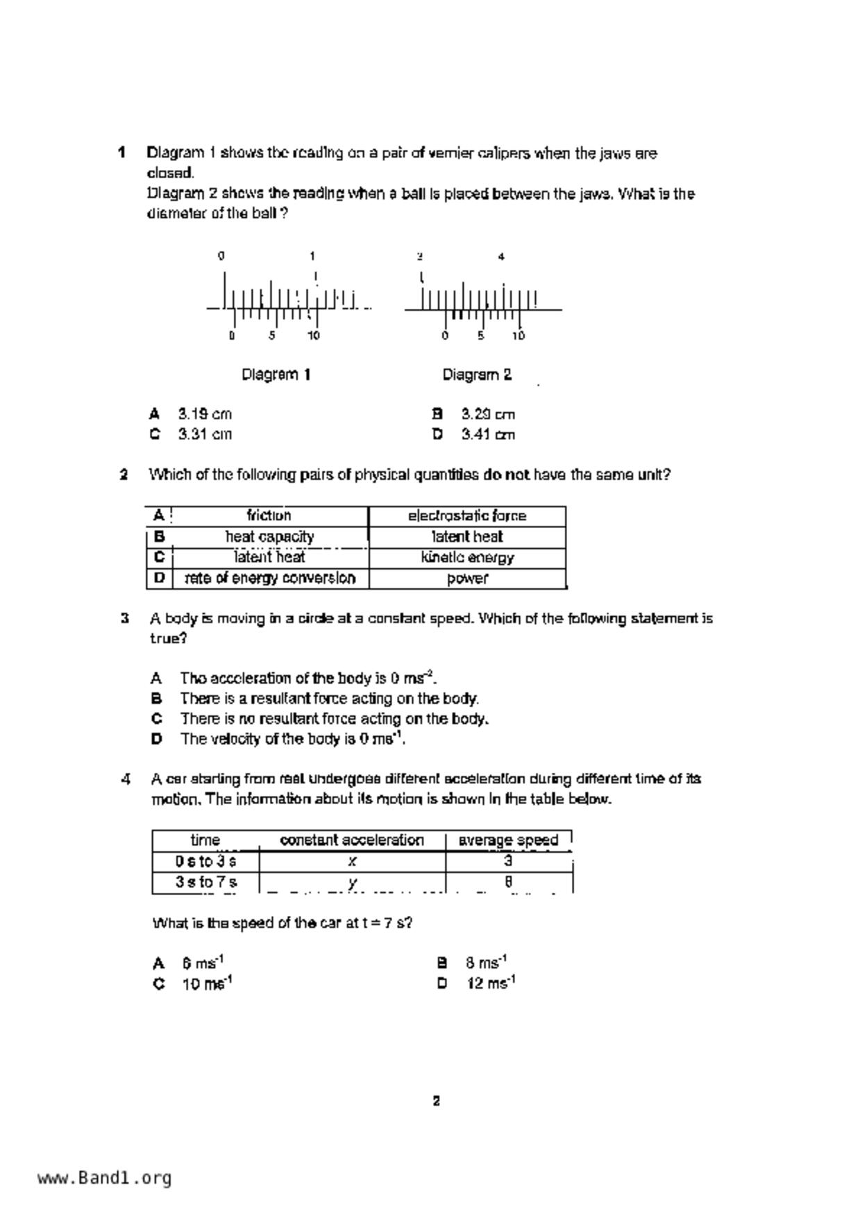 S5Physics試卷