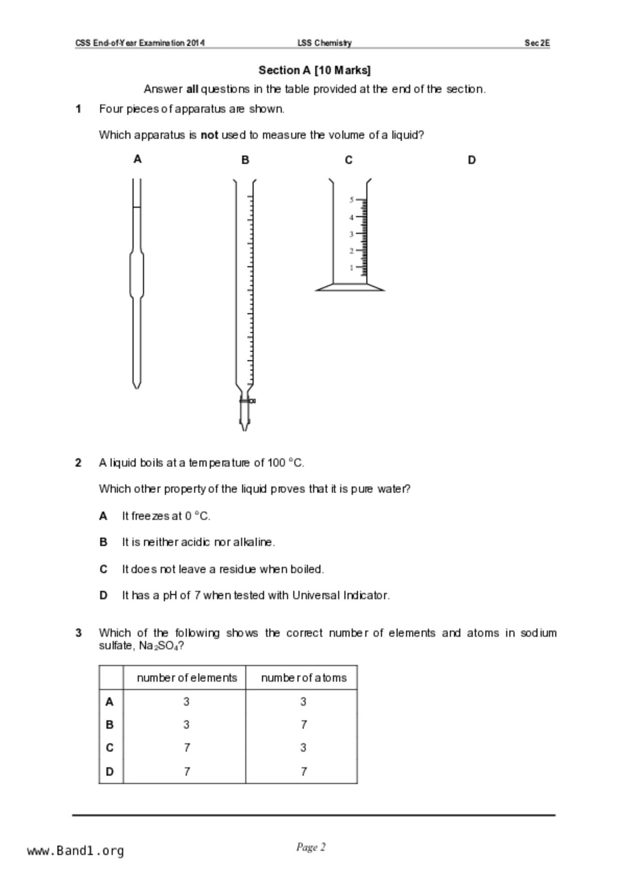 S2Science試卷