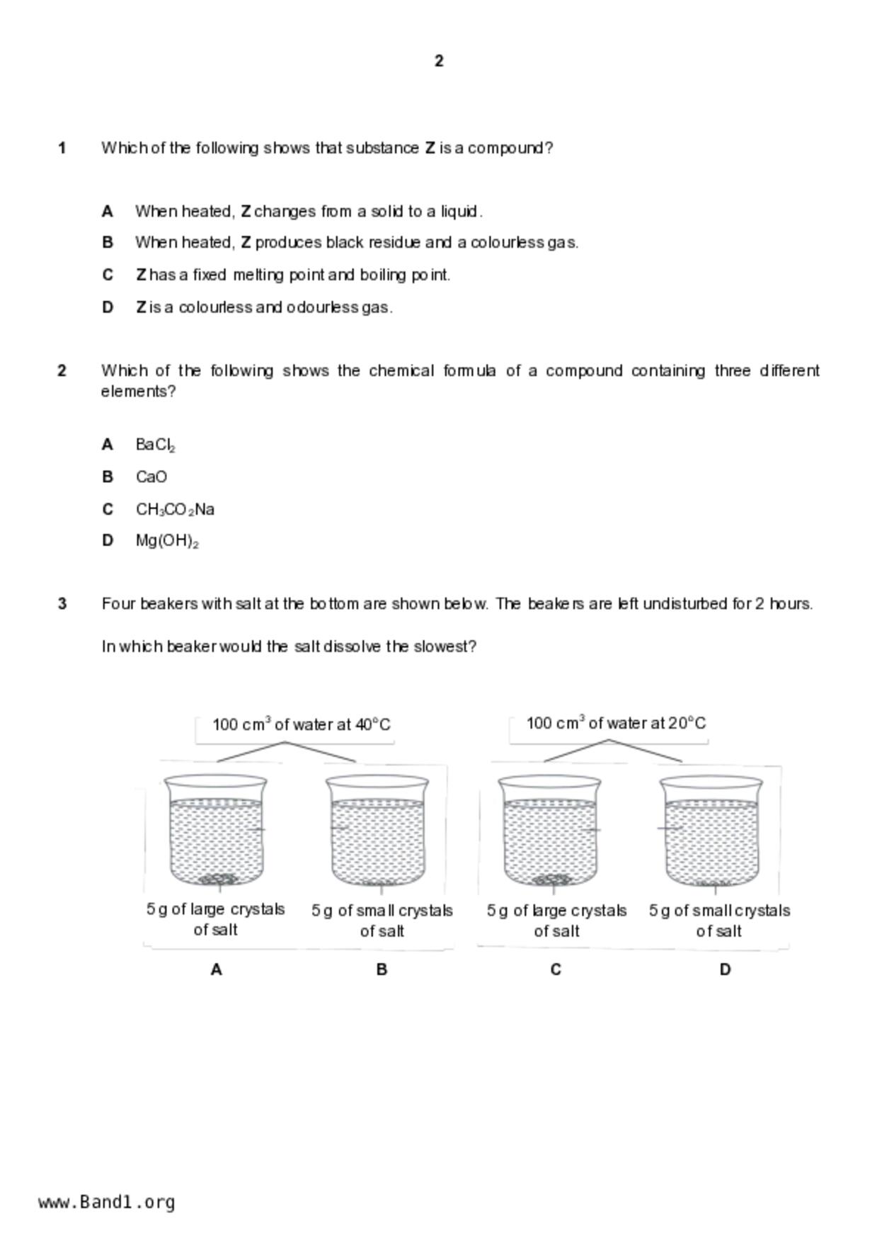 S2Science試卷
