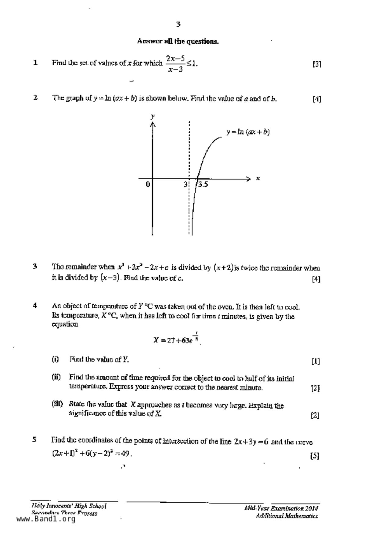 S3A Math試卷