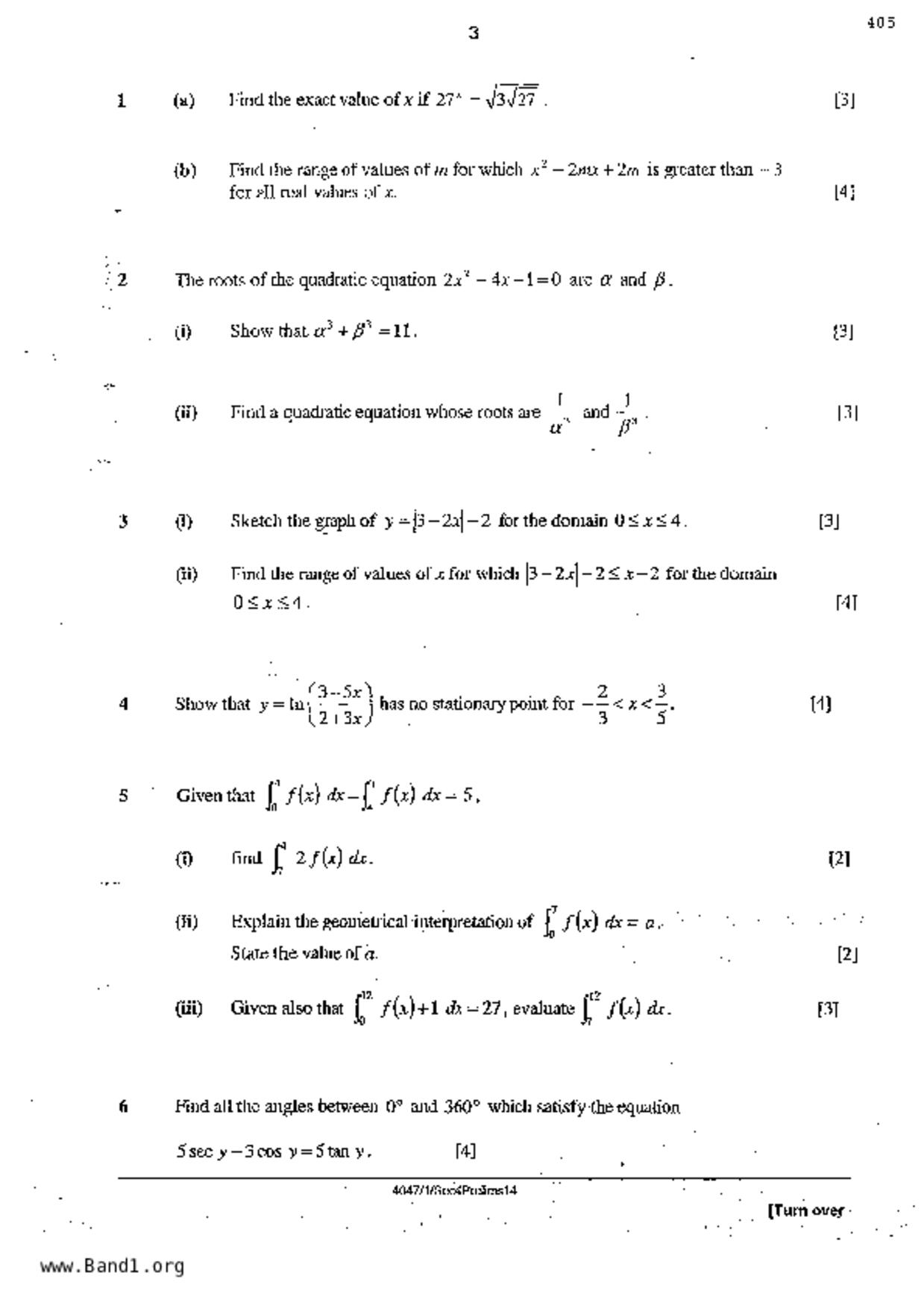 S5A Math試卷