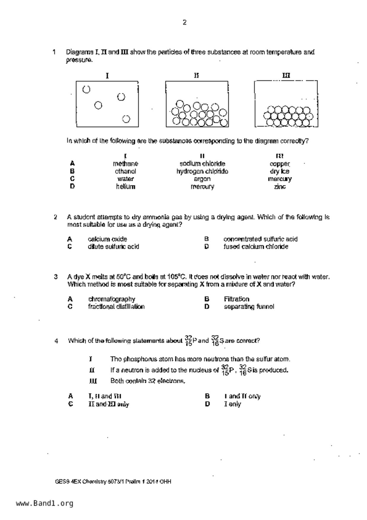 S5Chemistry試卷